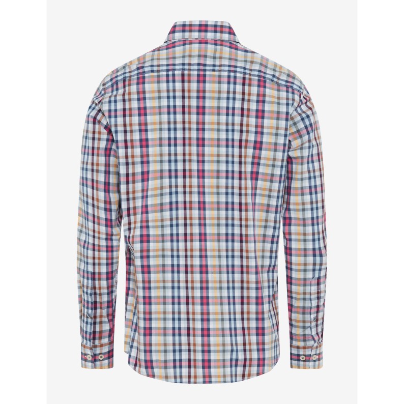 Brax Daniel Cotton Stretch Check Shirt 46-3028 Multi