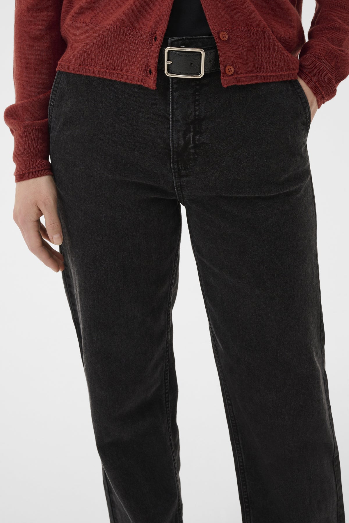 Part Two BarbaPW Wide-Leg Jeans in Black Denim