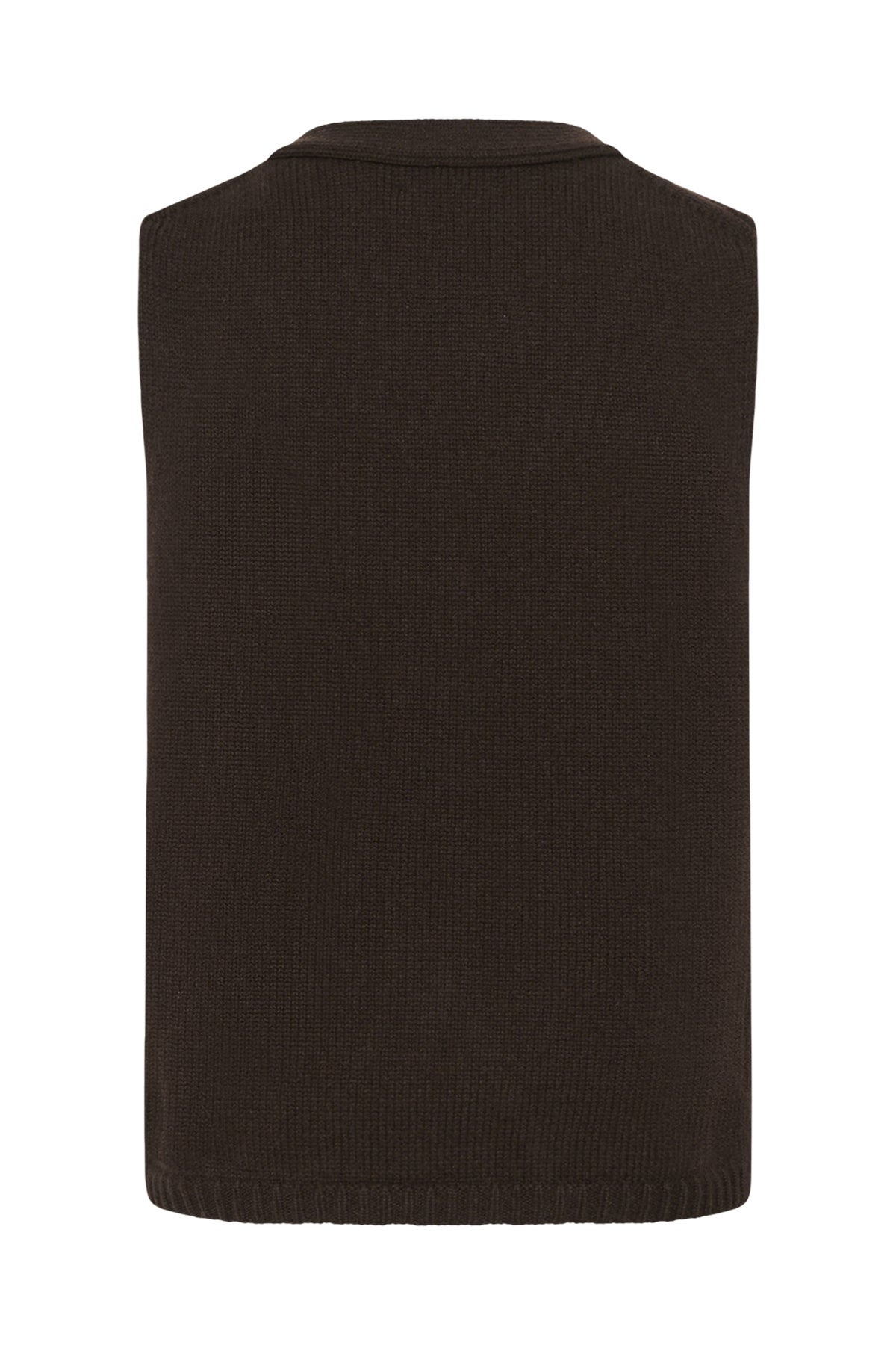 Part Two Sylva Waistcoat in Mole Brown 0052