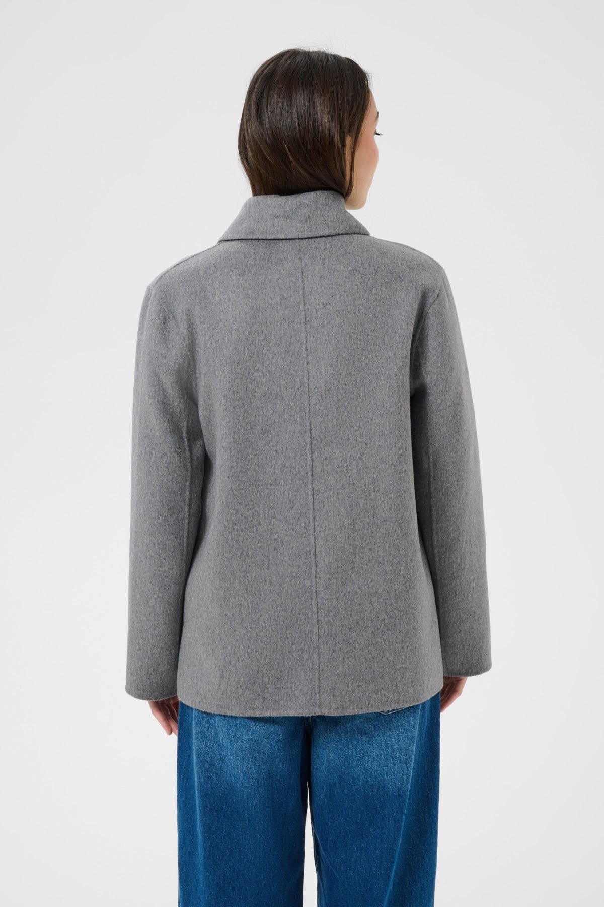 Part Two Celene Double-Brested Crop  Overcoat 0640