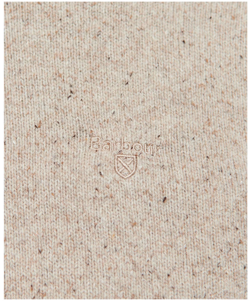 Barbour Tisbury Crew Neck Sweater in Stone