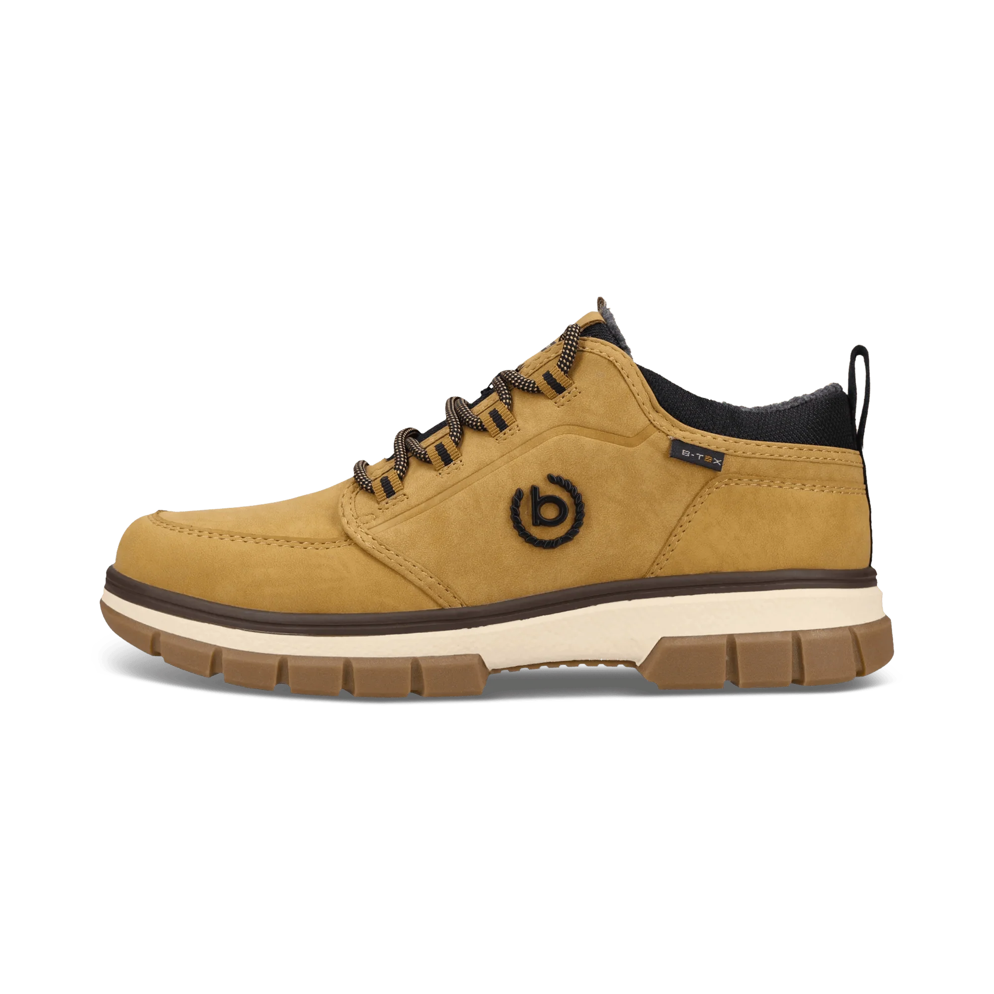 Bugatti Bernia TEX Water-Resistant Lace-Up Boots in Yellow
