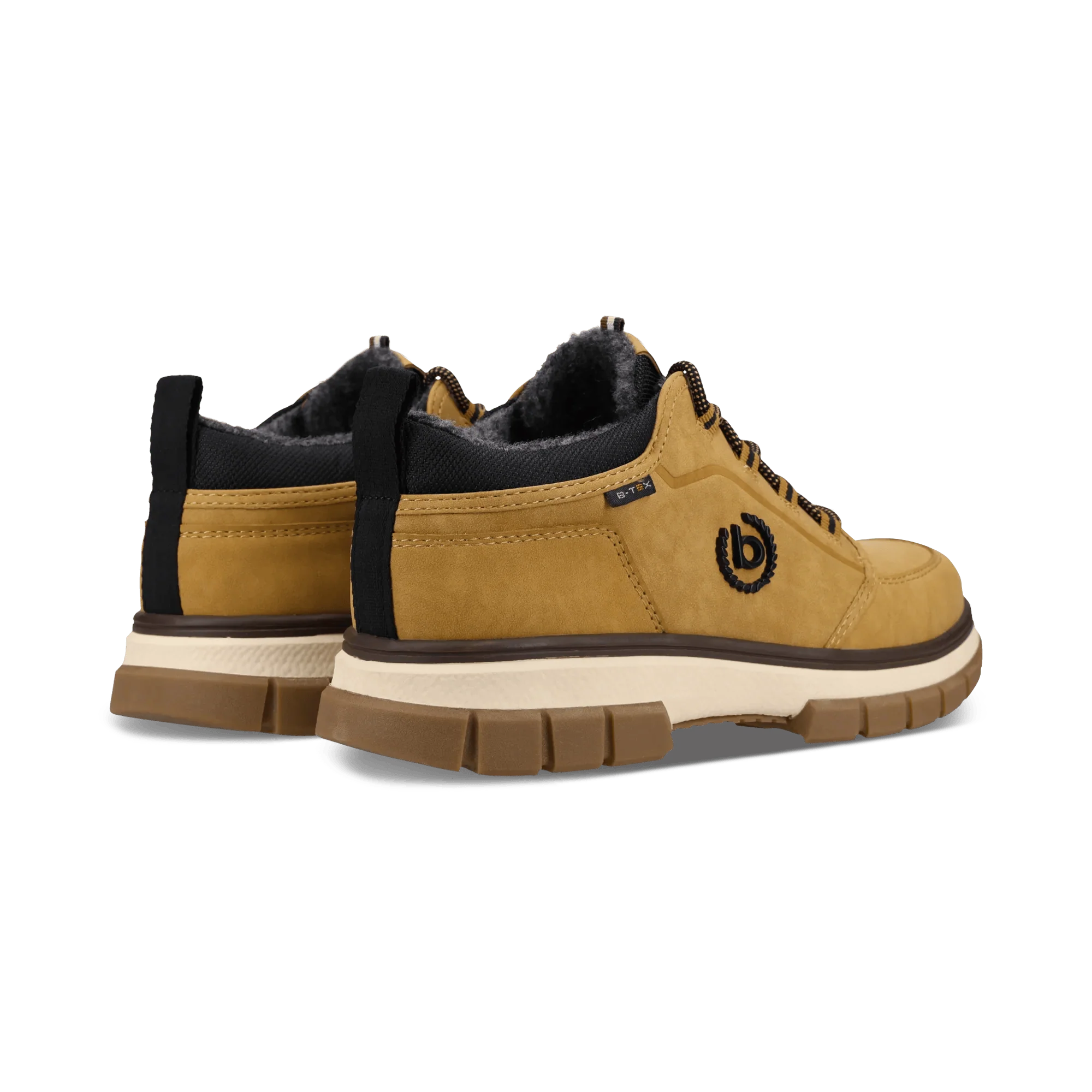 Bugatti Bernia TEX Water-Resistant Lace-Up Boots in Yellow