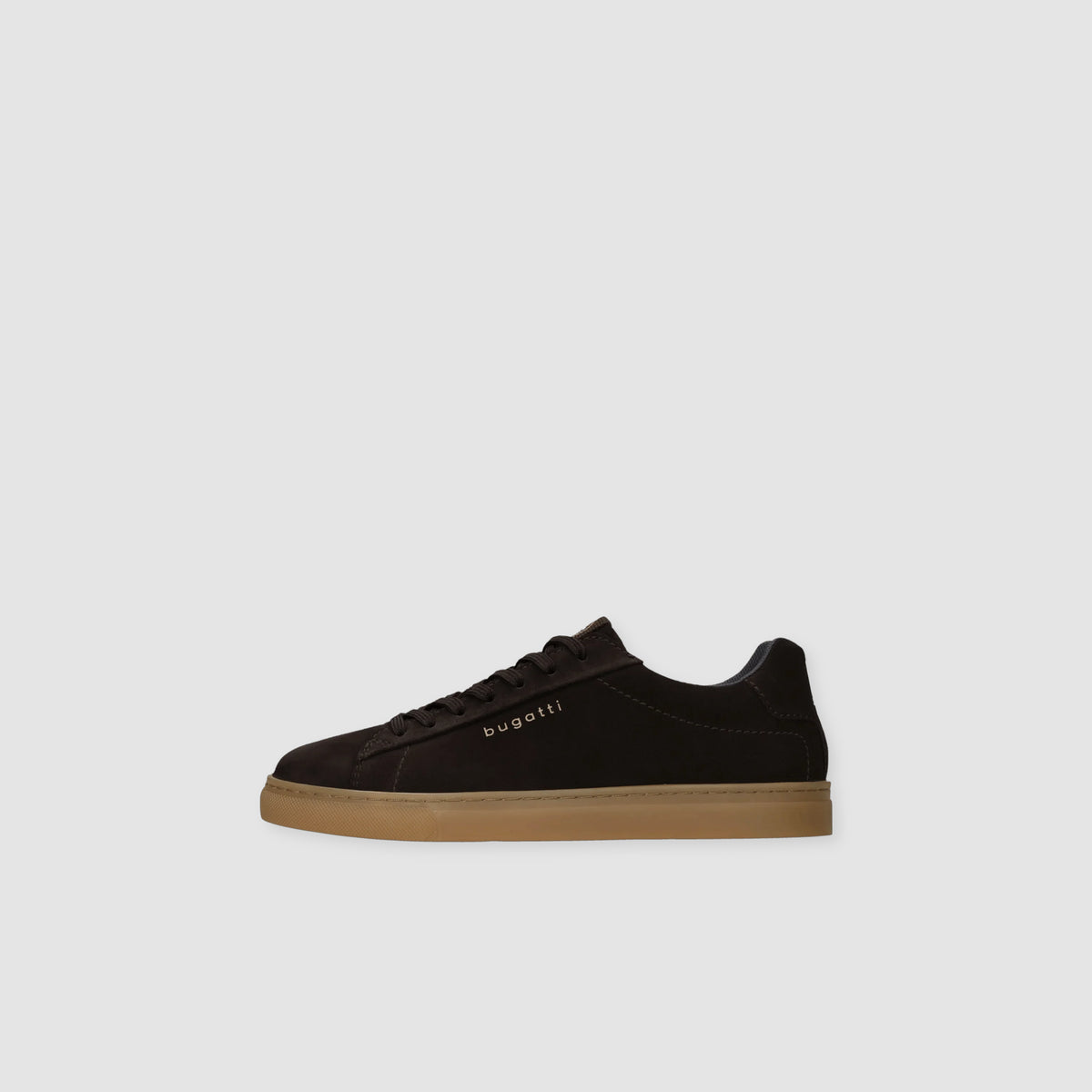 Bugatti Suede Leather Sneaker Fido Dark Brown AS206-1400