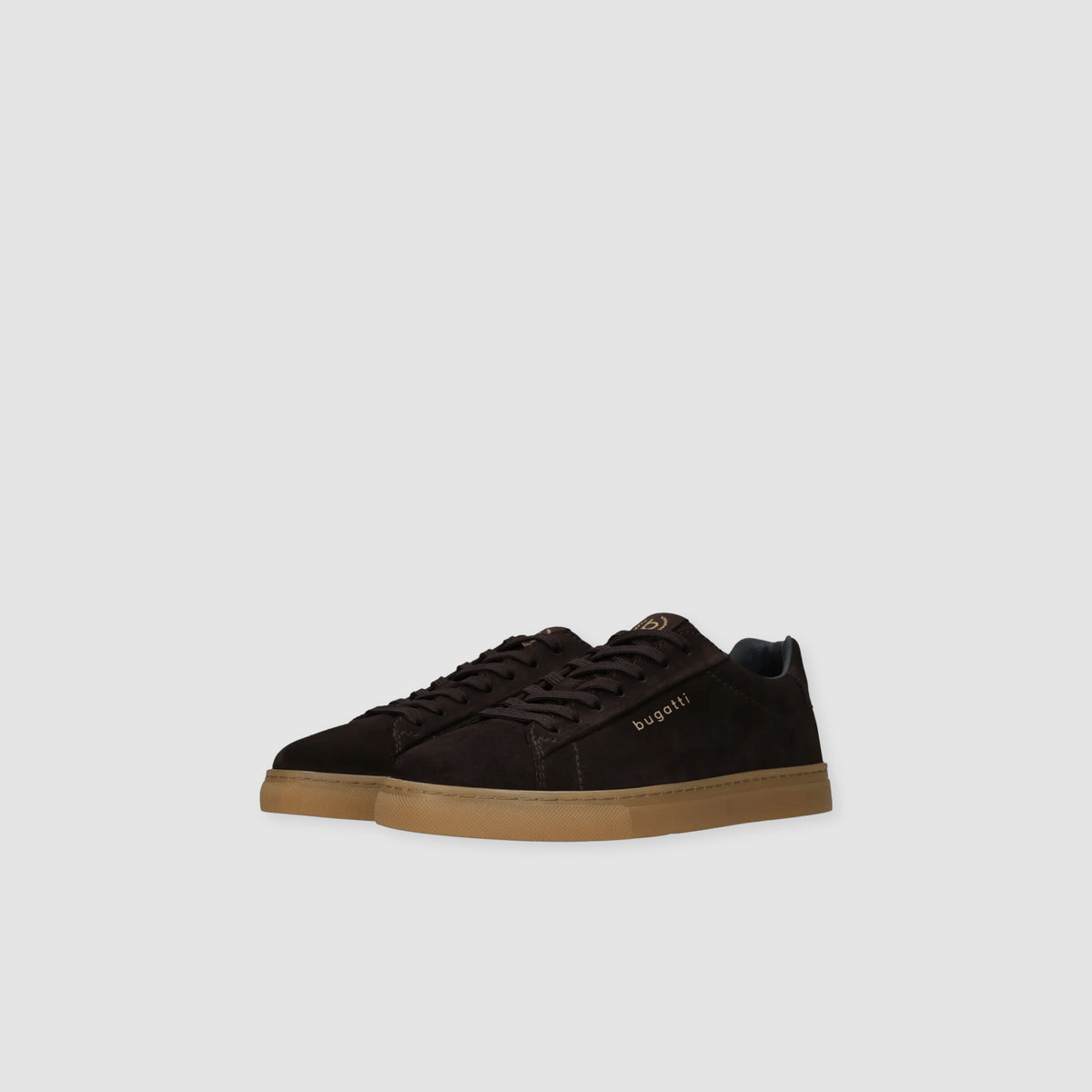 Bugatti Suede Leather Sneaker Fido Dark Brown AS206-1400