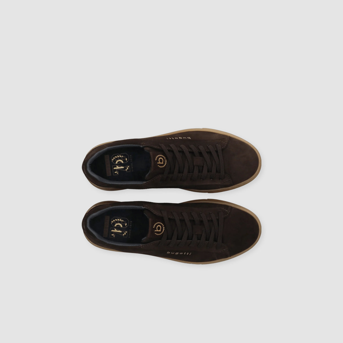 Bugatti Suede Leather Sneaker Fido Dark Brown AS206-1400