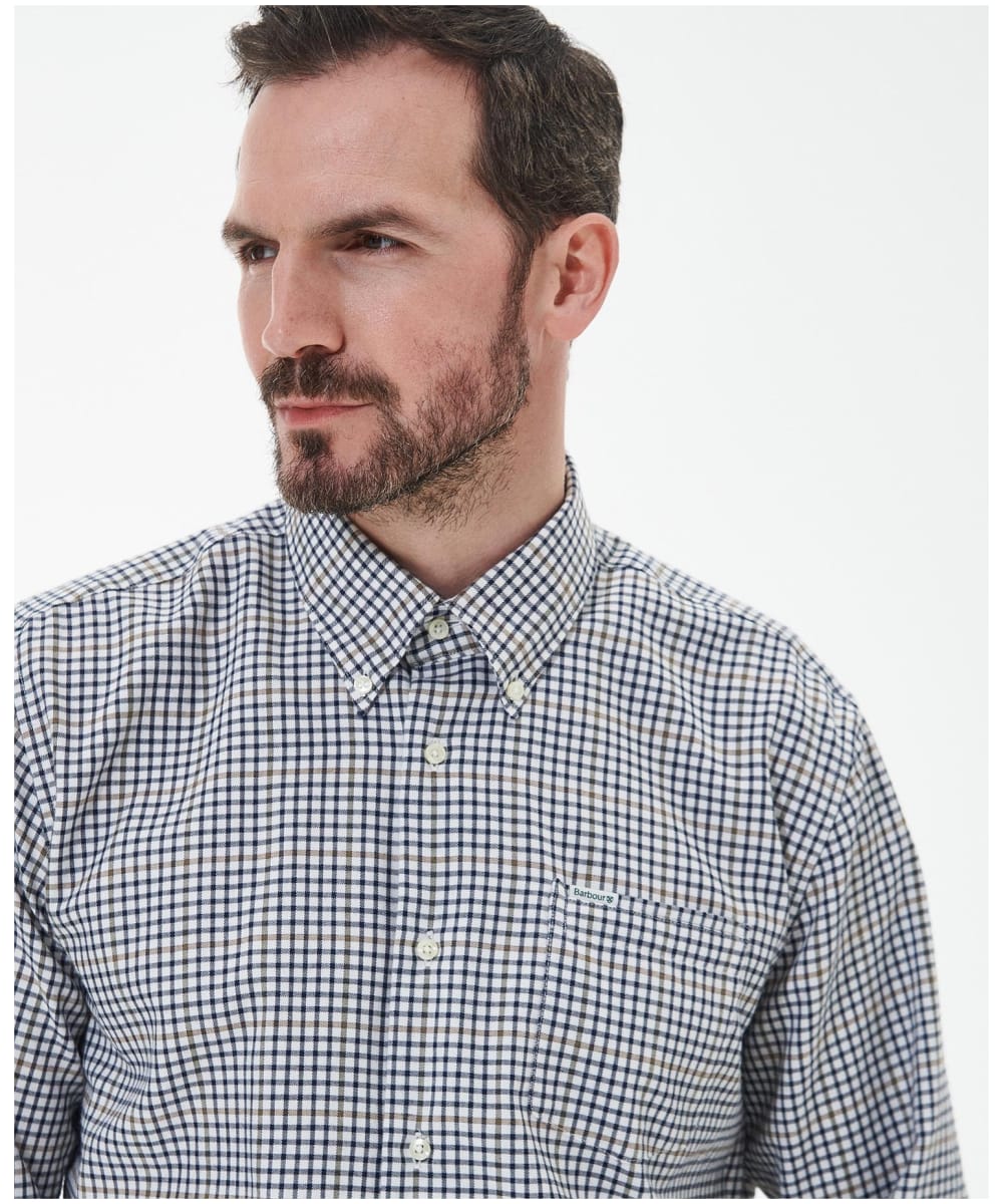 Barbour Henderson Shirt in Whisper White MSH5044WH32