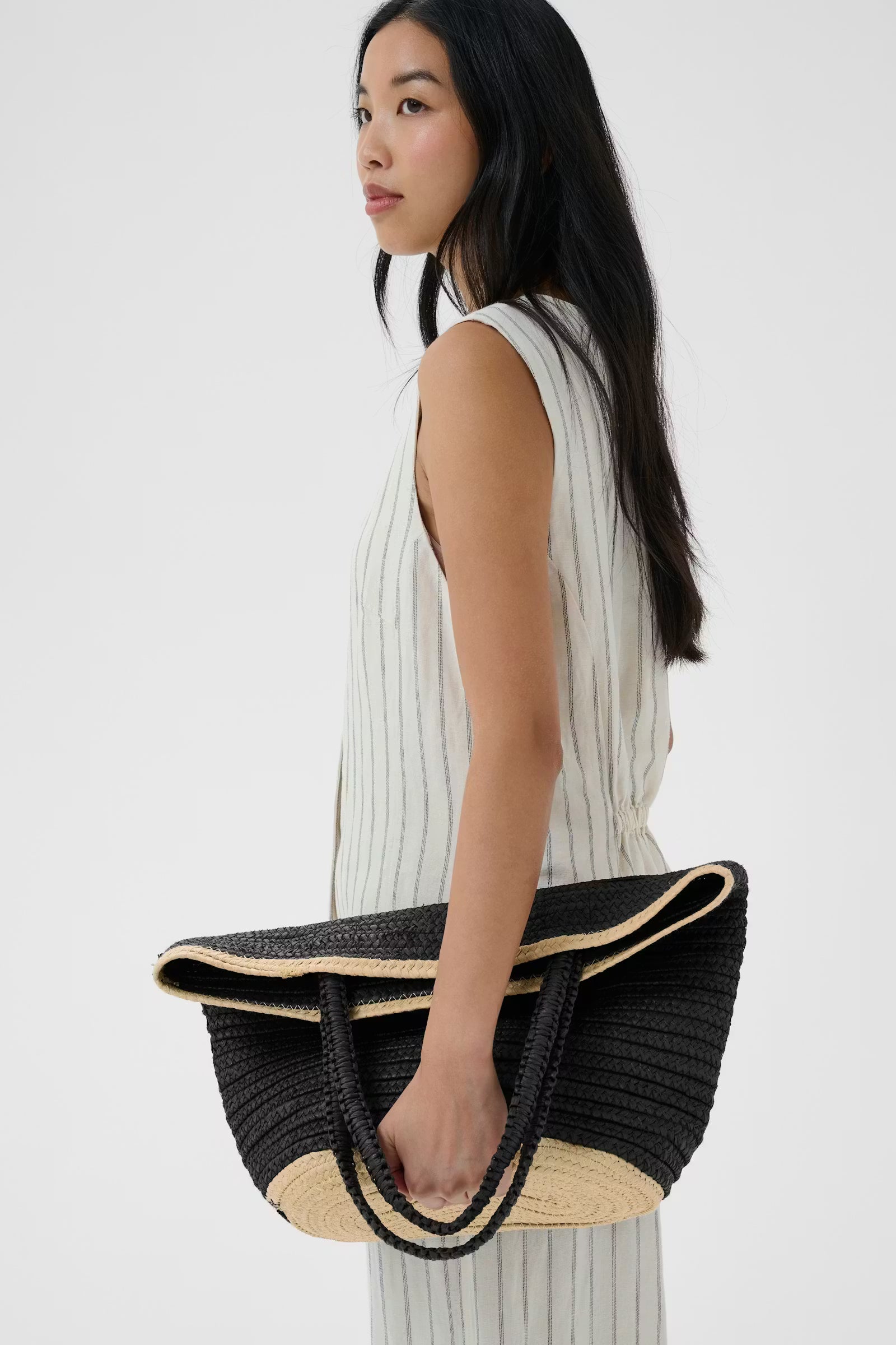 Part Two Bigge Straw Woven Shopping Bag