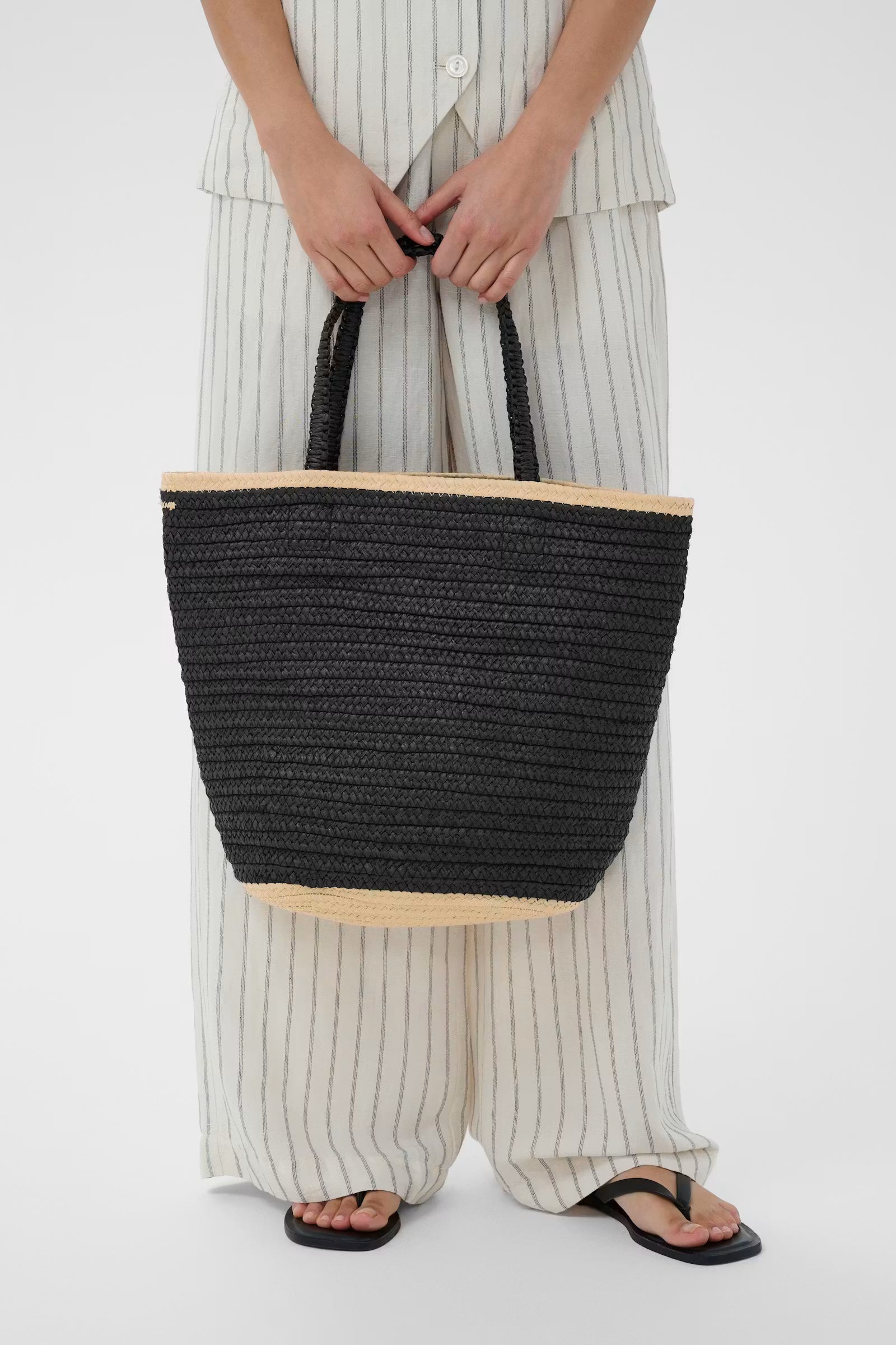Part Two Bigge Straw Woven Shopping Bag