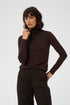 Part Two EfinasPW Rollneck Top in Mole Brown