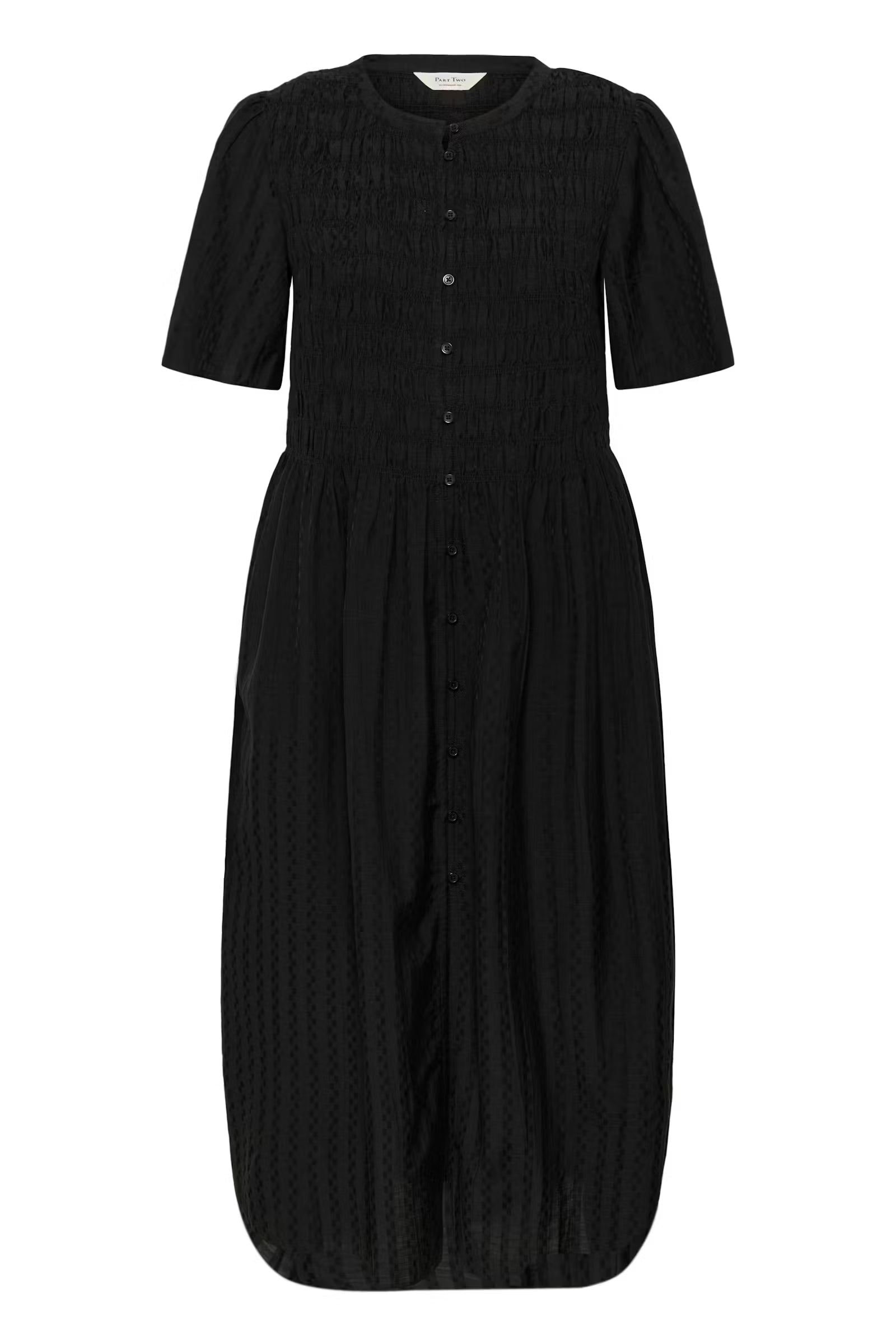 Part Two Anella MIdi Dress In Black