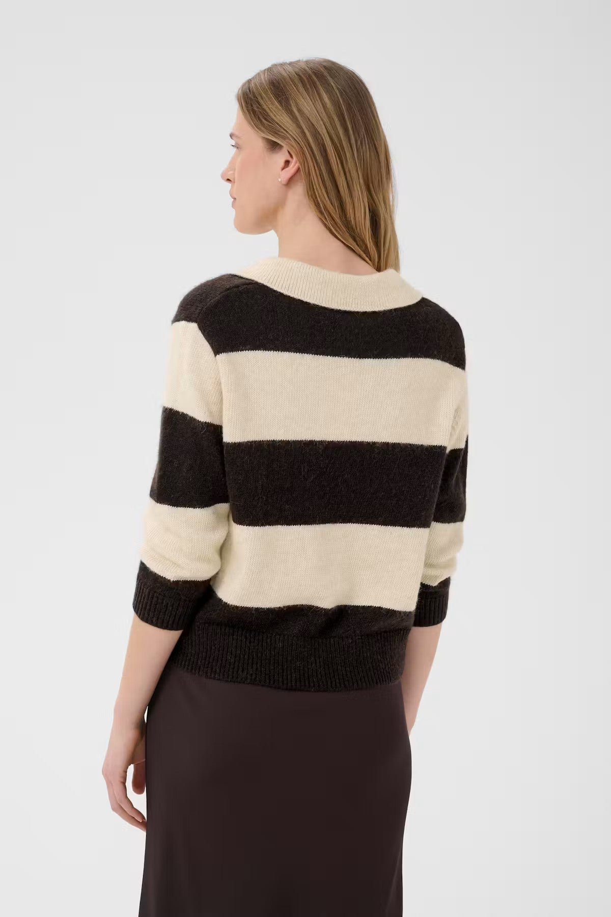 Part Two Charlott Pullover In Whitecap Gray/Mole Stripe 30310833