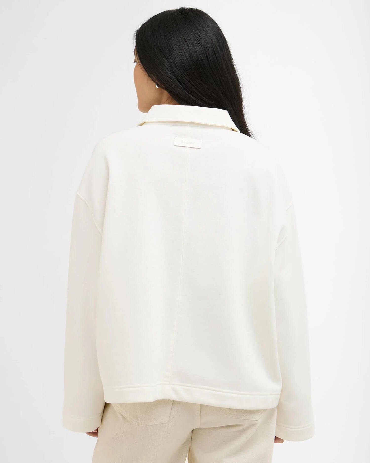Barbour Daya Sweatshirt In Ecru