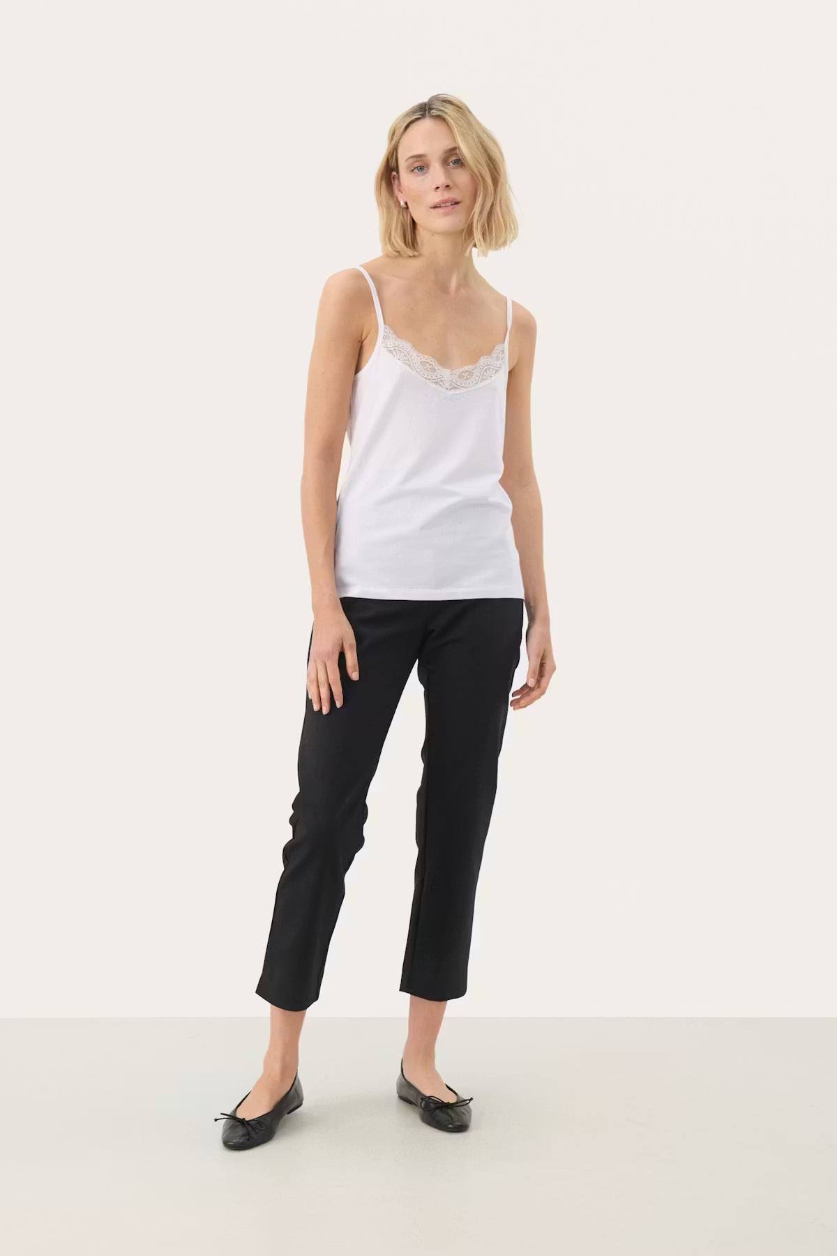 Part Two Nataliene Camisole Top In Bright White