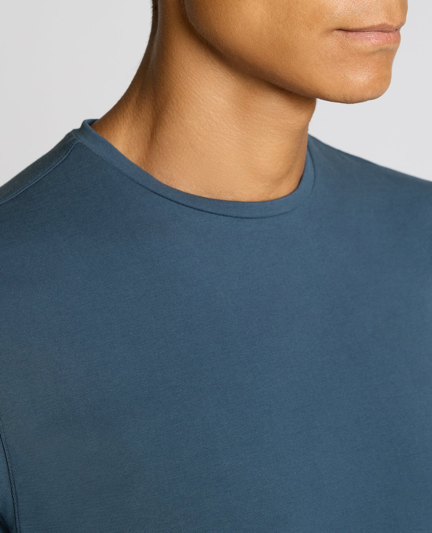 Remus Uomo Soft Stretch Tapered Fit T-Shirt in Blue
