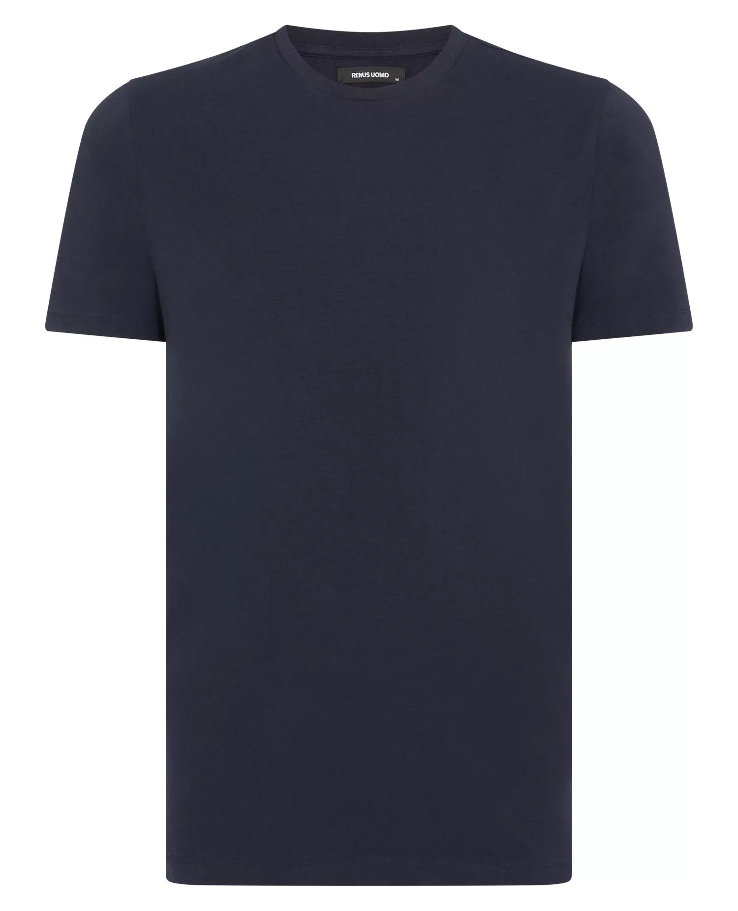 Remus Uomo Soft Stretch Tapered Fit T-Shirt in Navy