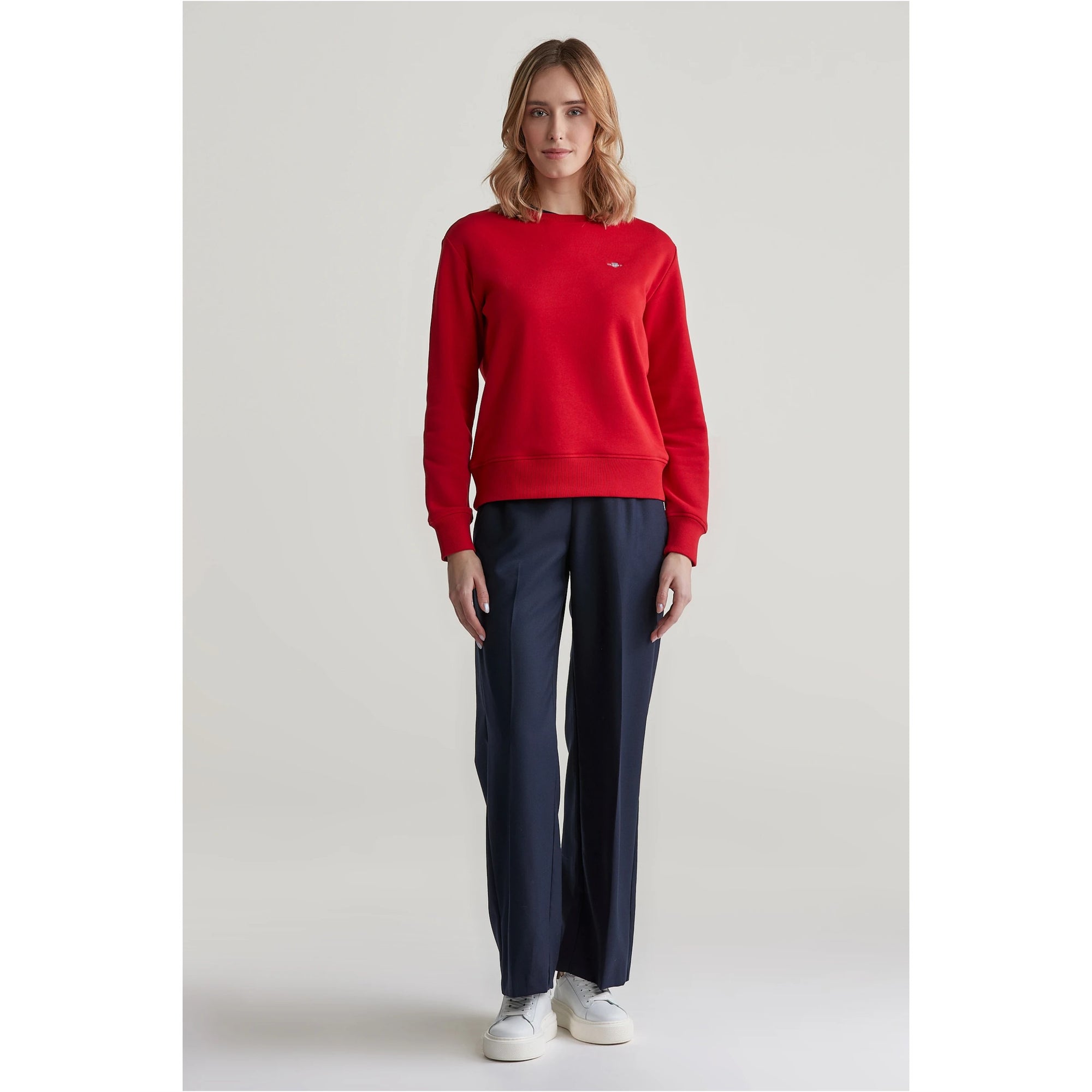 GANT Shield Crew Neck Sweatshirt Ruby Red 4201414