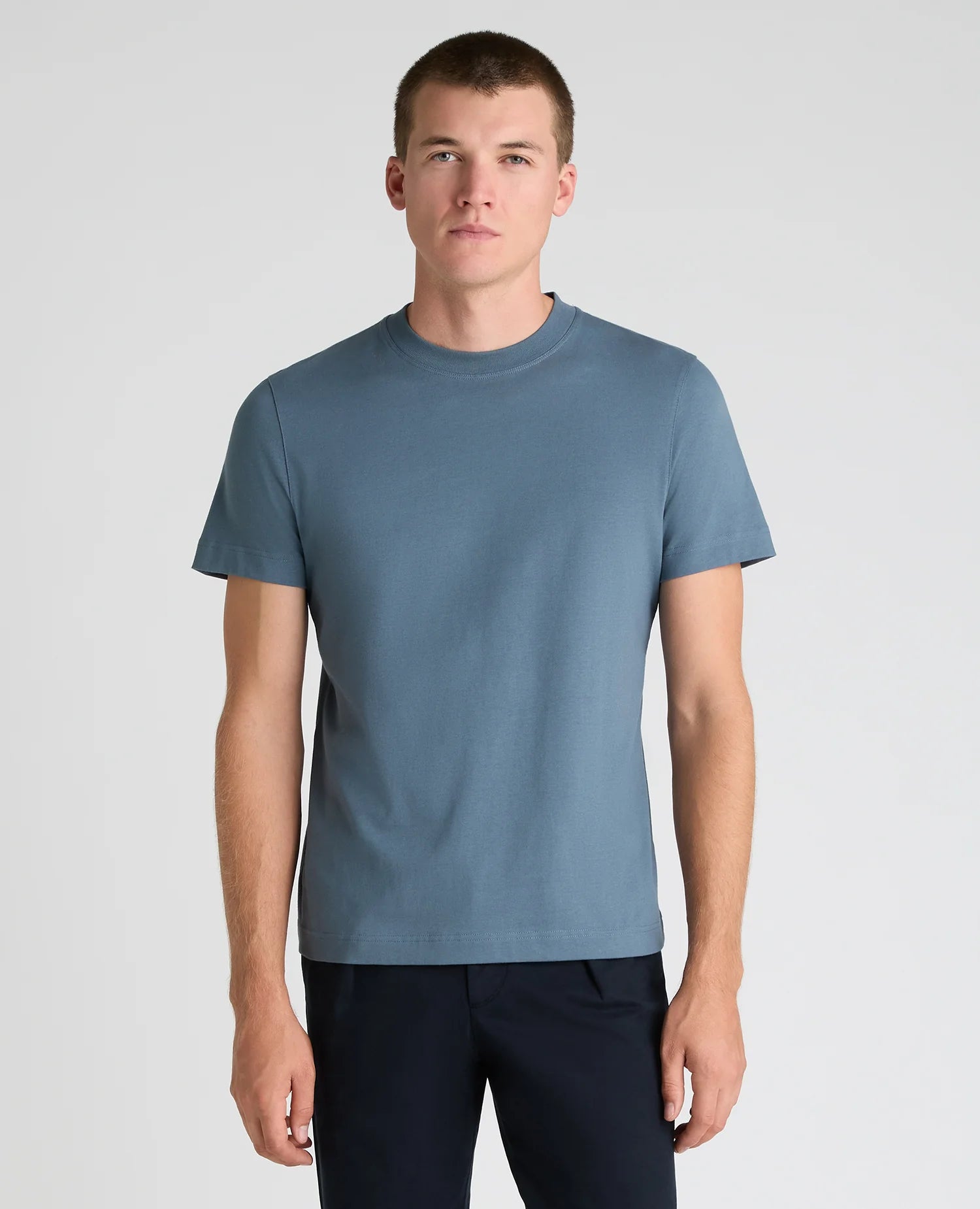 Remus Uomo Organic Cotton T-Shirt 58810 in Blue