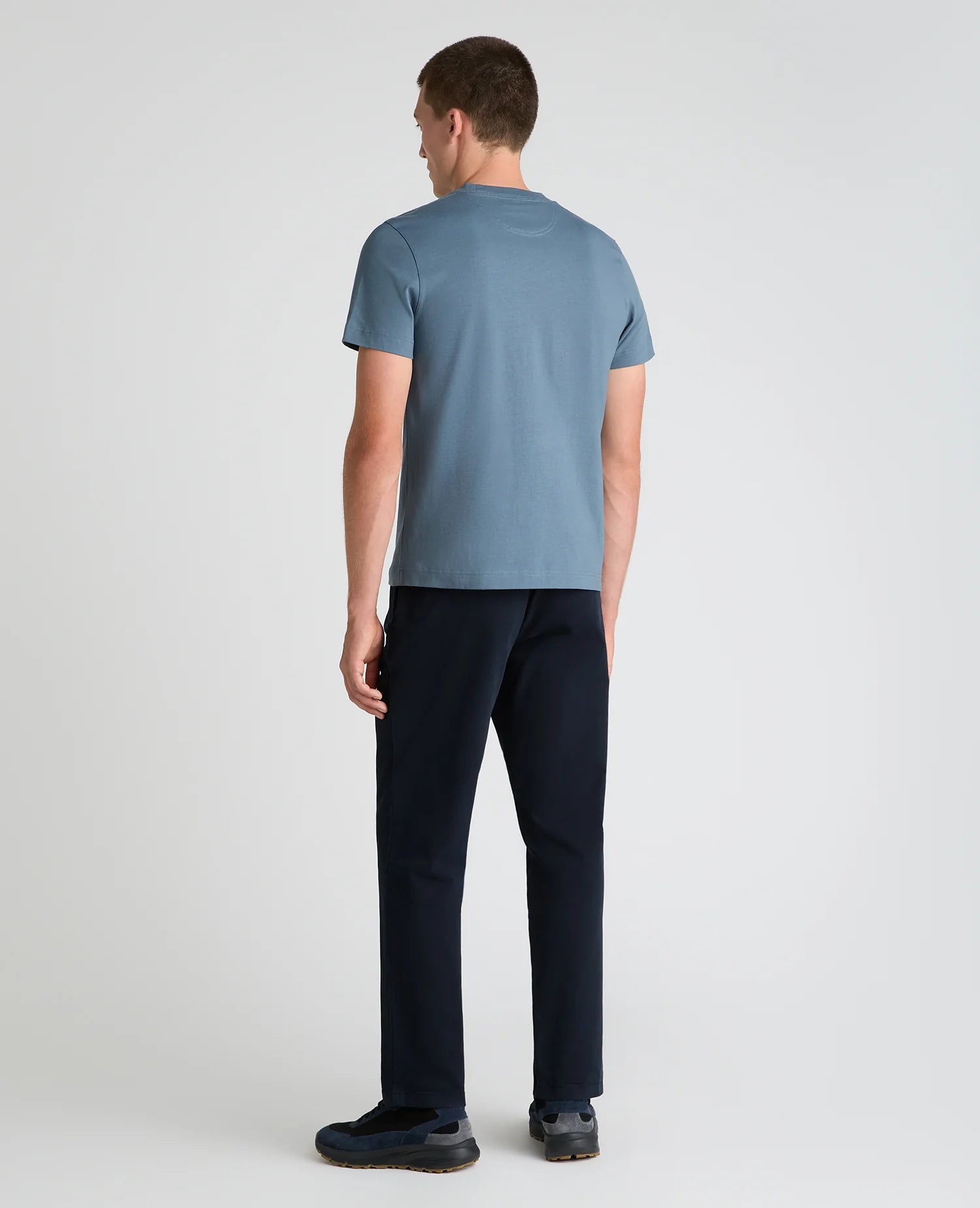 Remus Uomo Organic Cotton T-Shirt 58810 in Blue