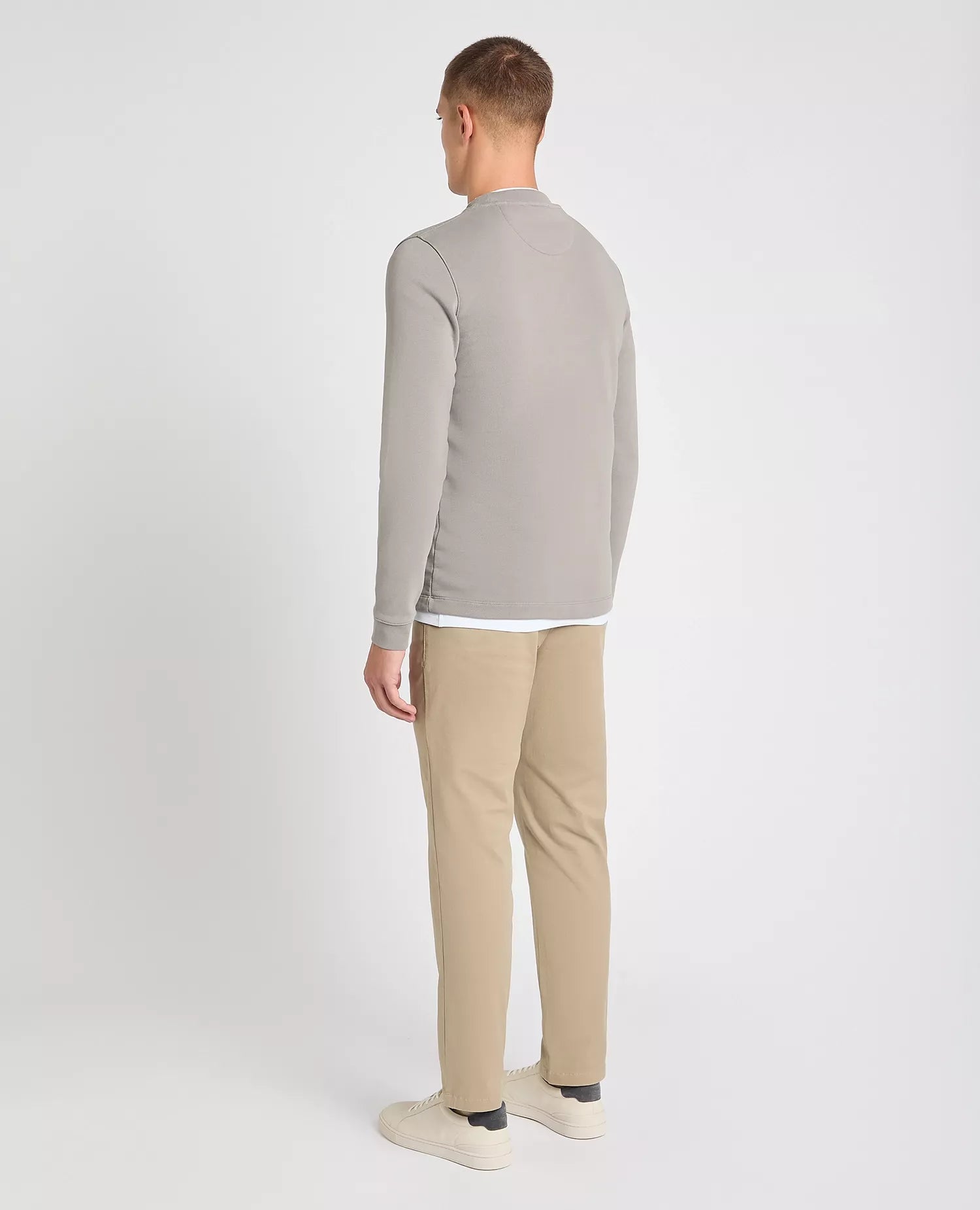 Remus Uomo Crew Neck Jersey Sweatshirt 58865 Grey