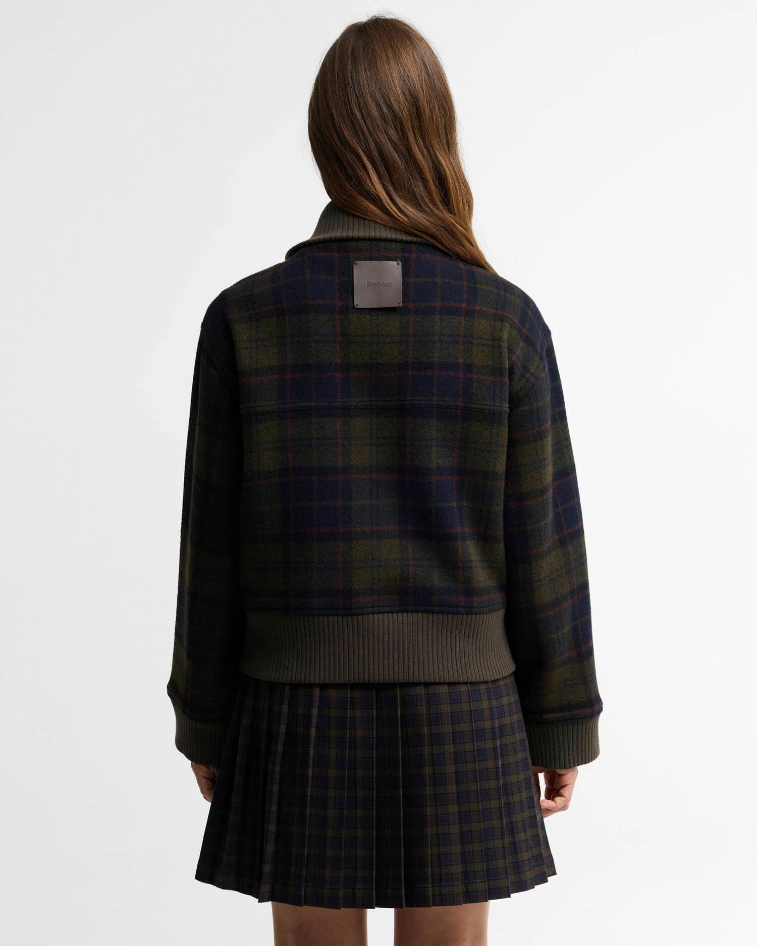 Barbour Ivybridge Overshirt In Shadow Classic Tartan LOS0090TN43