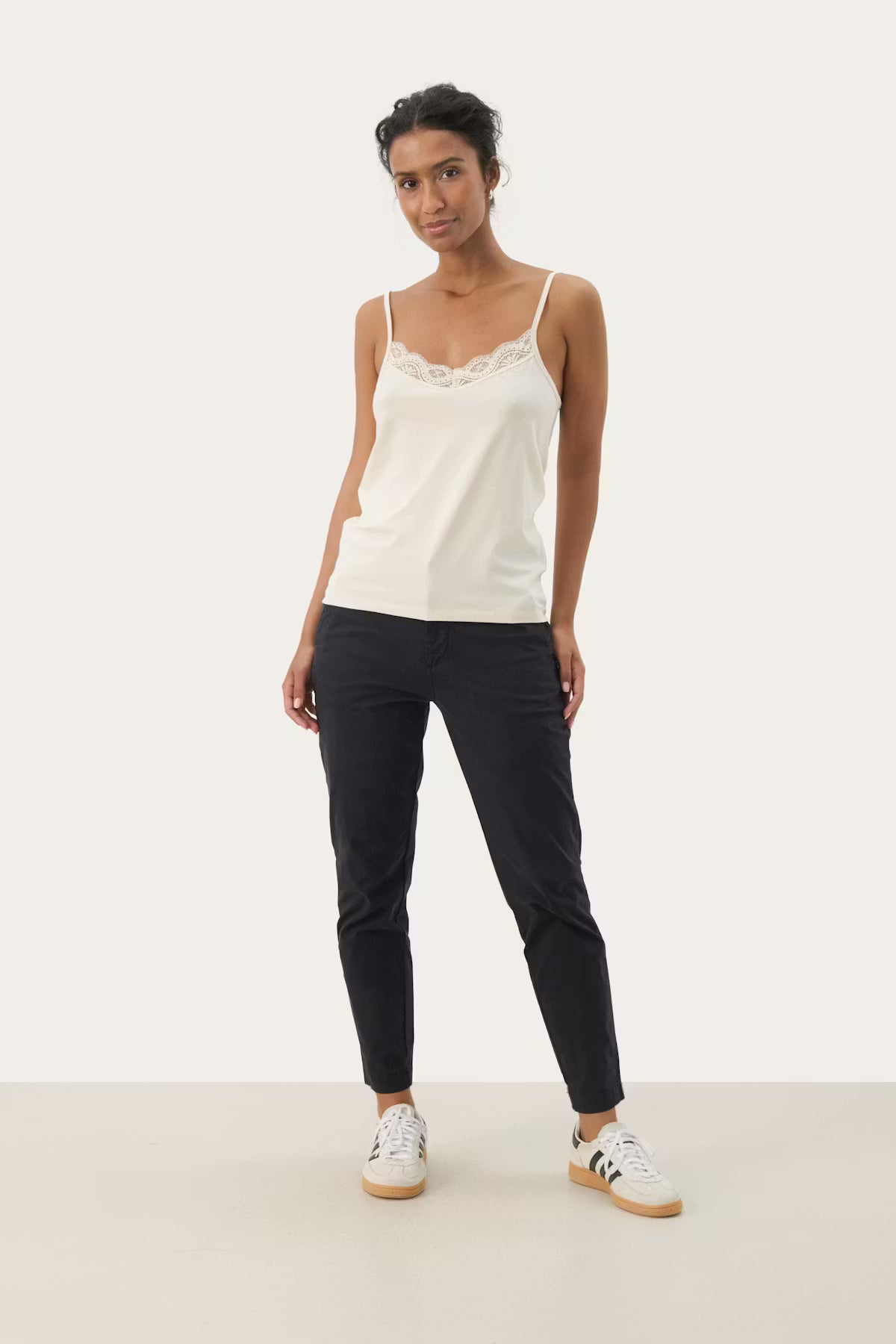Part Two Nataliene Camisole Top In Whitecap Gray