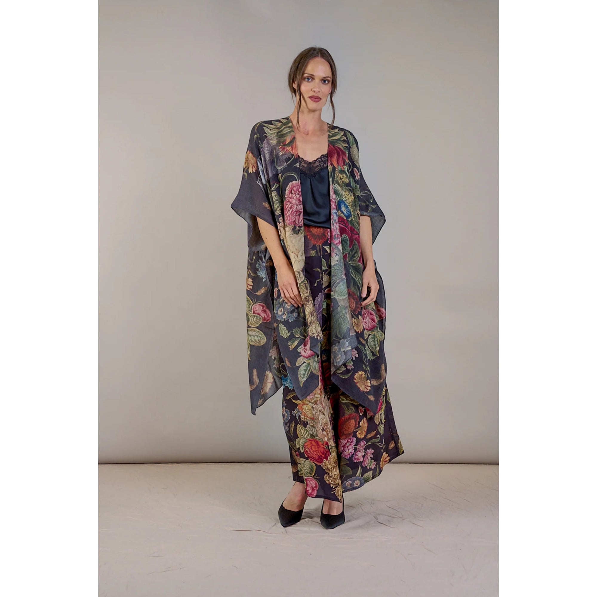 One Hundred Stars Primula Black Wool Throwover