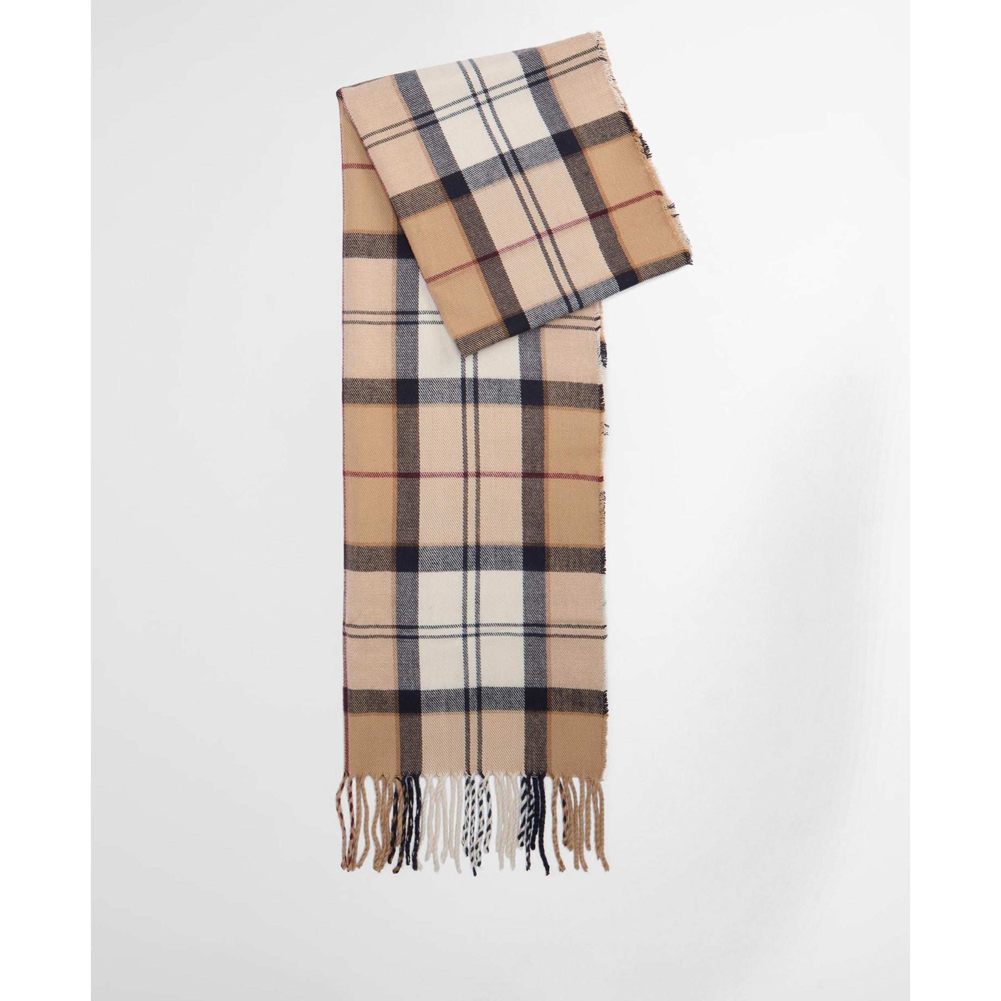 Barbour Dover Beanie & Hailes Scarf Gift Set – Hessian Tartan