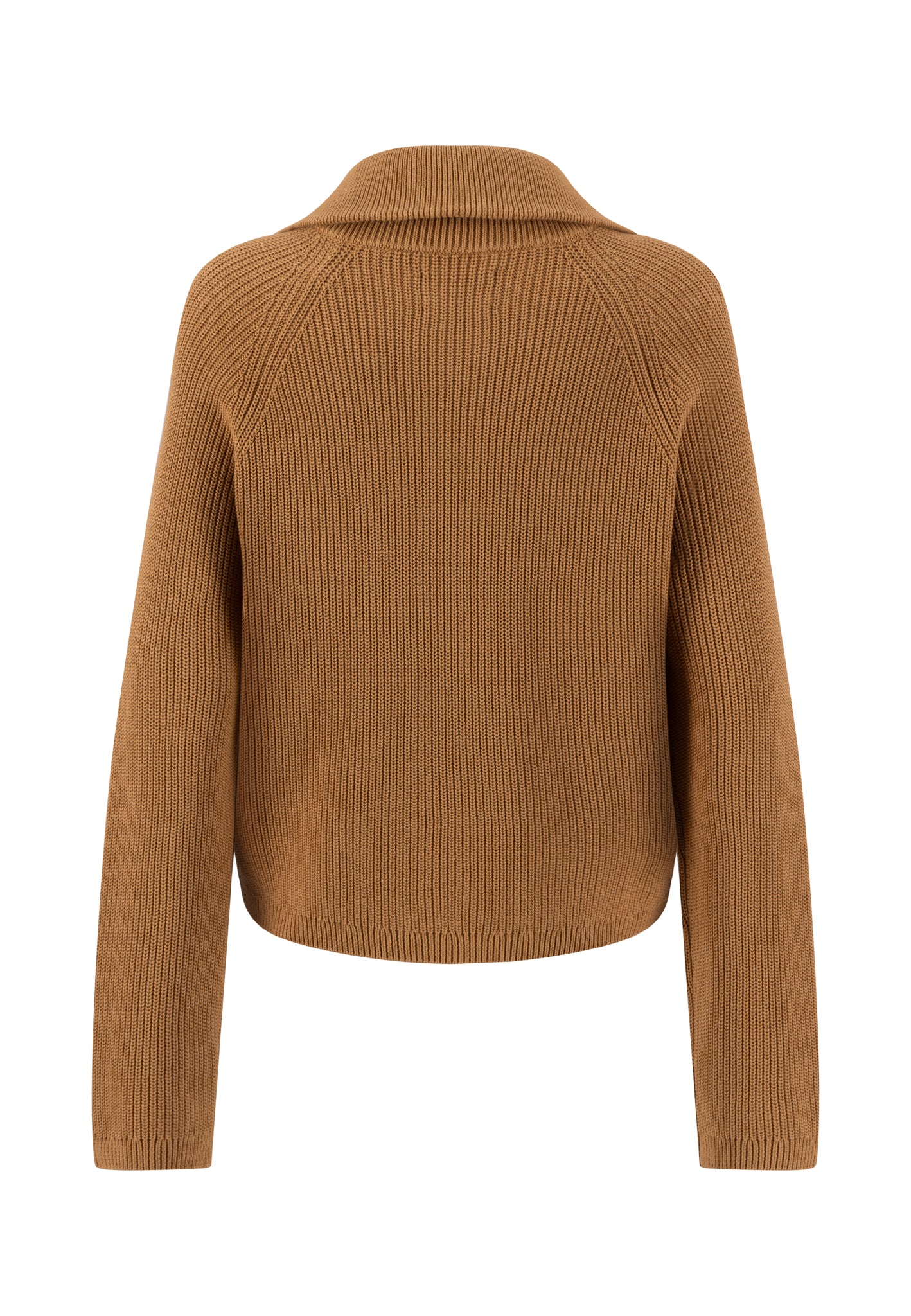 Fynch-Hatton Zip Through Cardigan in Salted Caramel 26087104