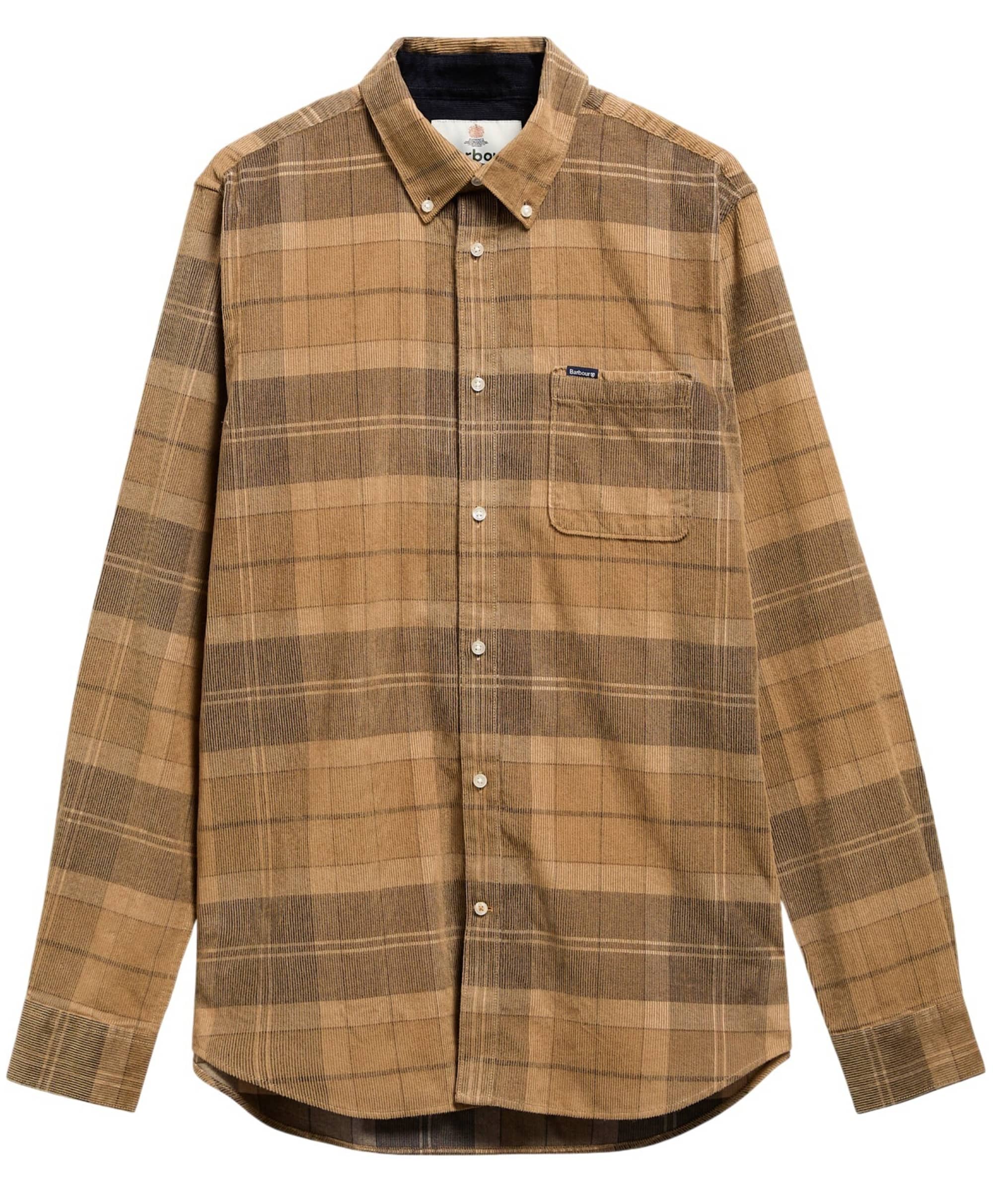 Barbour Blair Tailored Cord Shirt in Birchwood Dress
