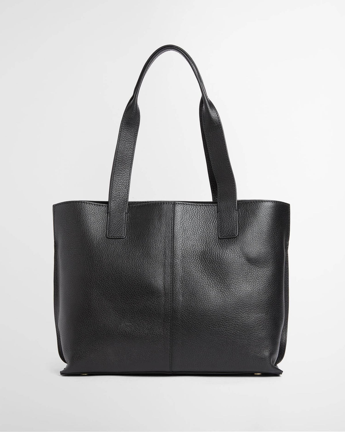 Barbour Alder Large Leather Tote Bag In Black LBA0548BK111