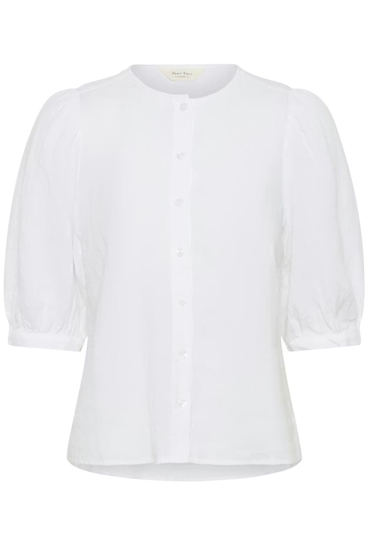 Part Two Azra Linen Blouse In Bright White