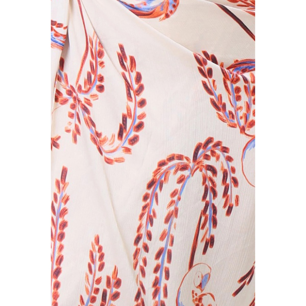 Traffic People Birds Of A Feather Tapered Trousers In Cream