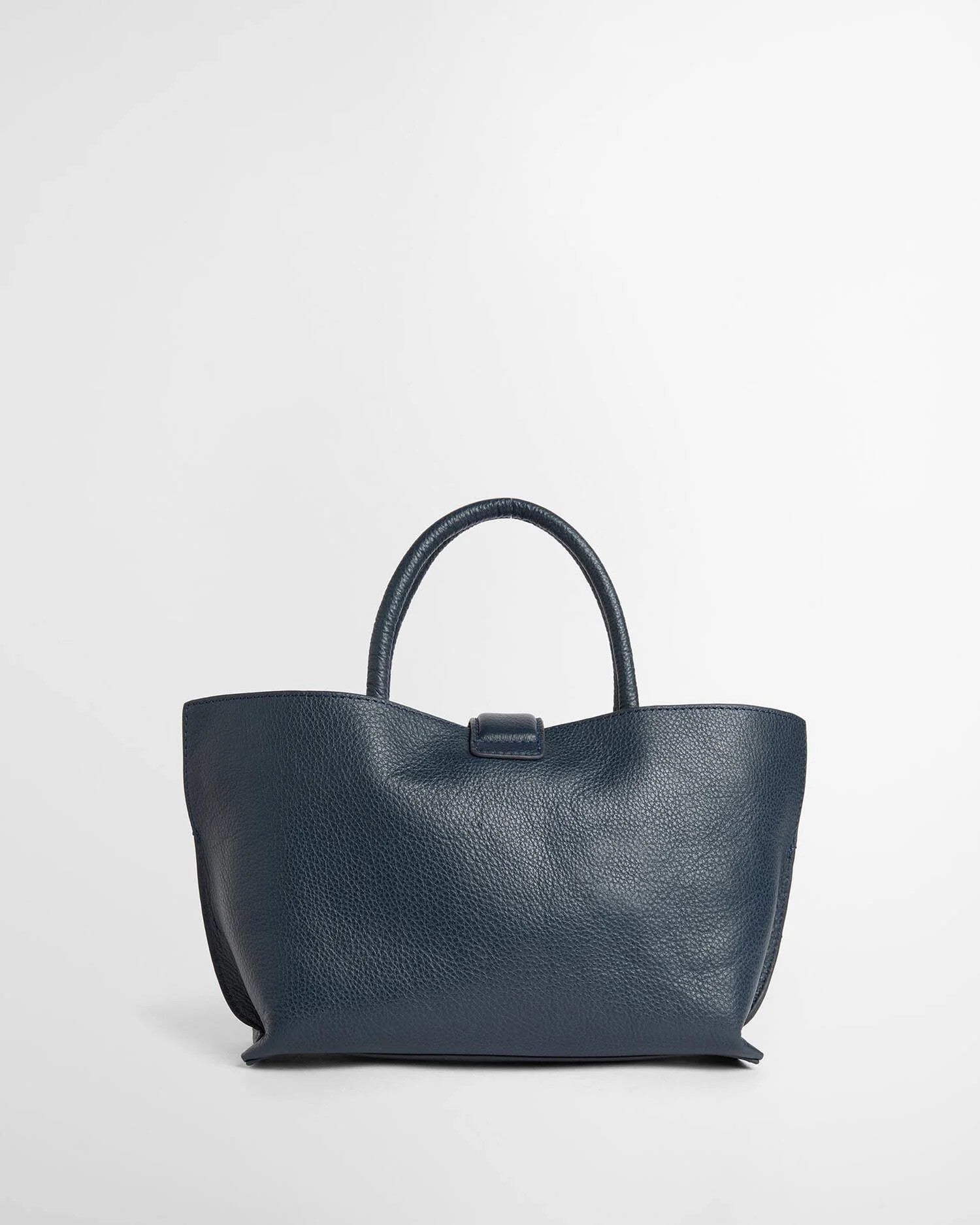 Barbour Alder Mini Leather Tote Bag In Navy LBA0547NY711