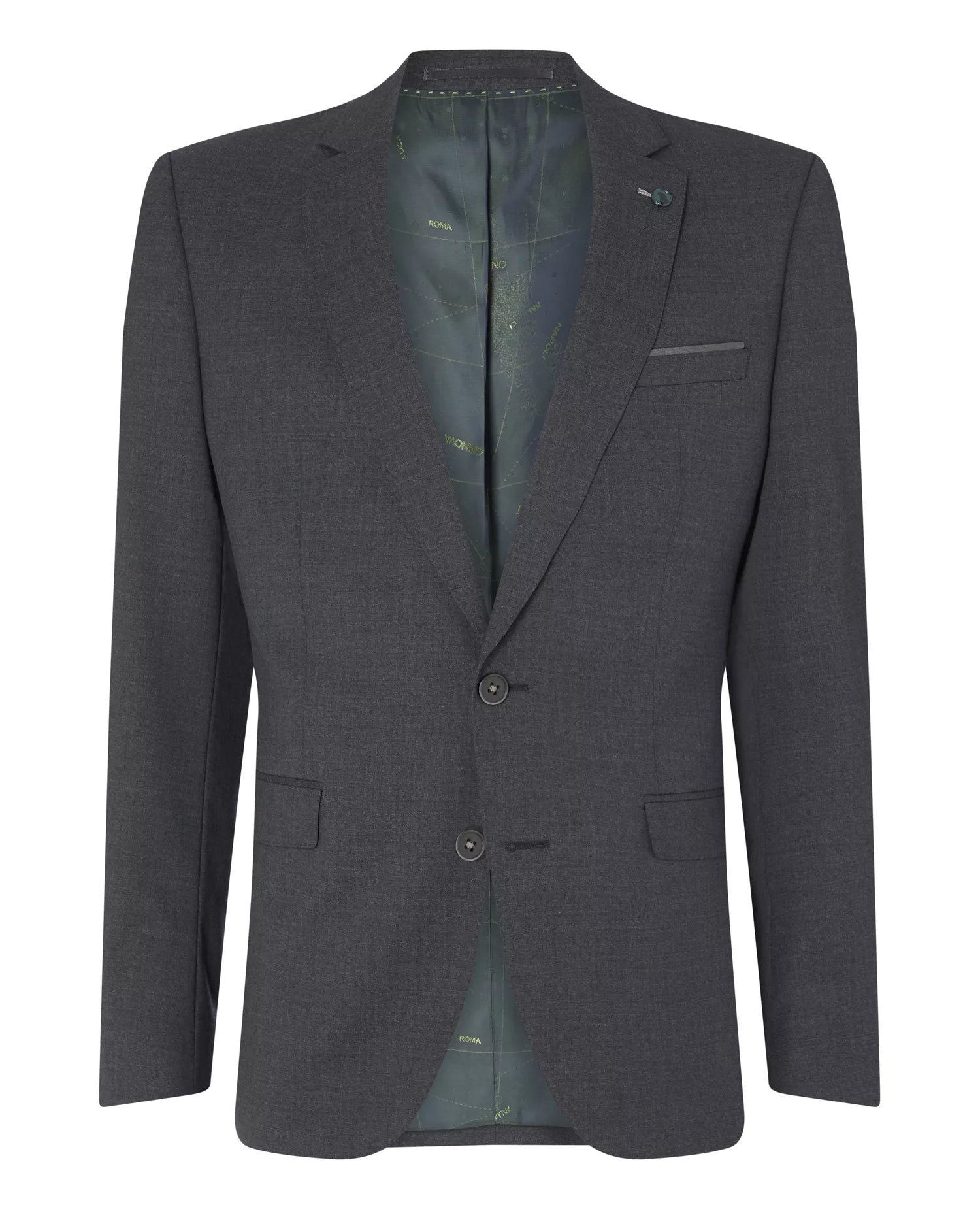 Remus Uomo Dark Grey Lucian Mix + Match Suit Jacket 41184