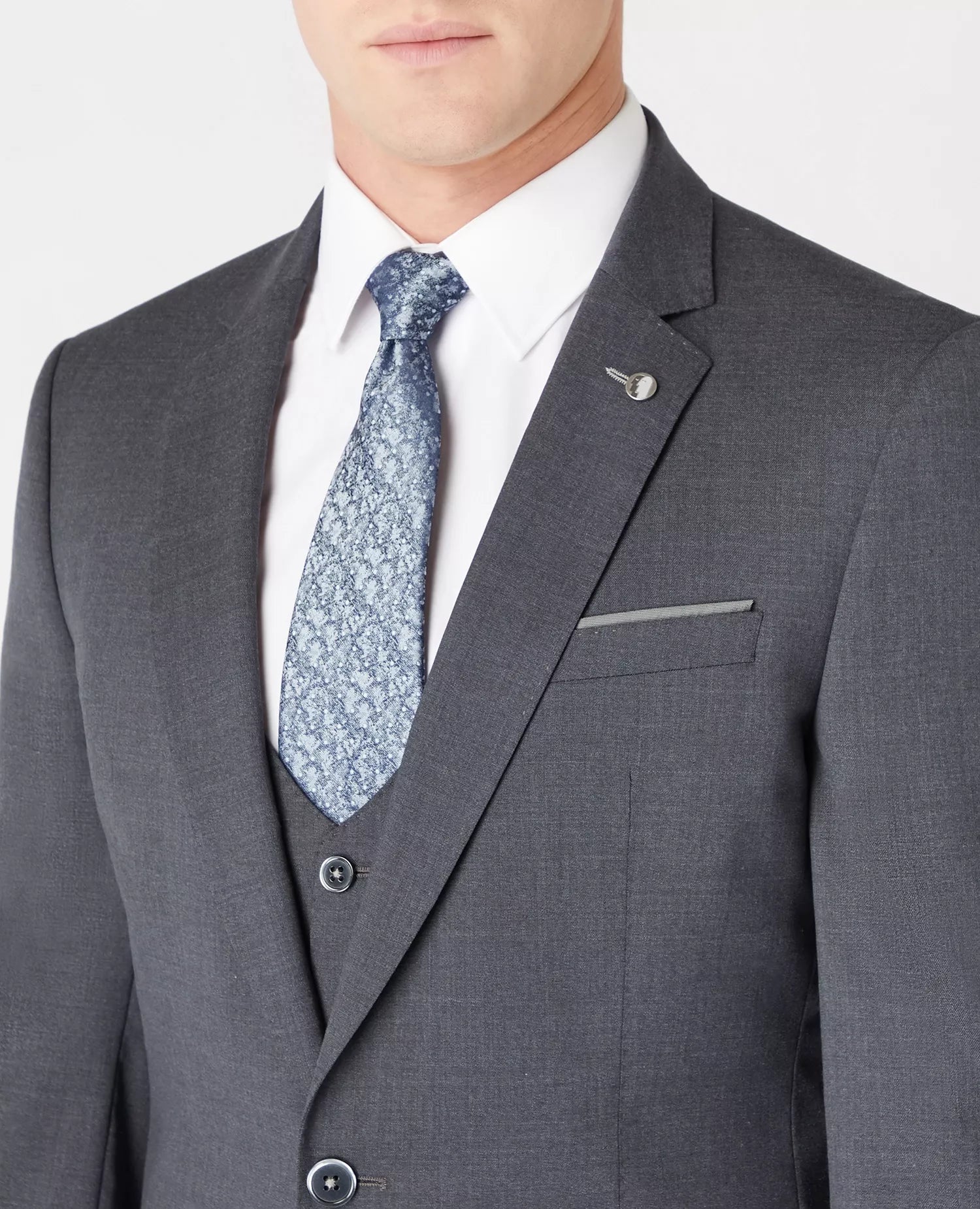 Remus Uomo Dark Grey Lucian Mix + Match Suit Jacket 41184