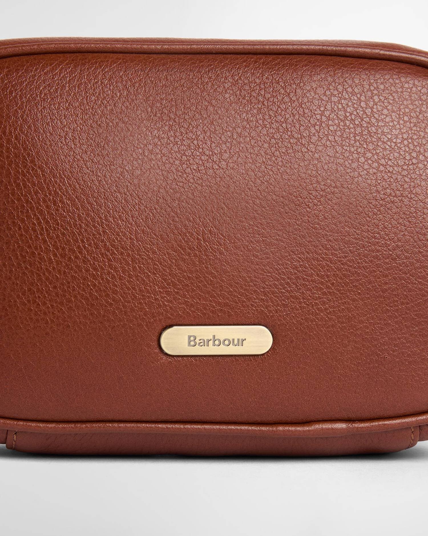 Barbour Daphne Leather Mini Crossbody Bag In Brown LBA0546BR111