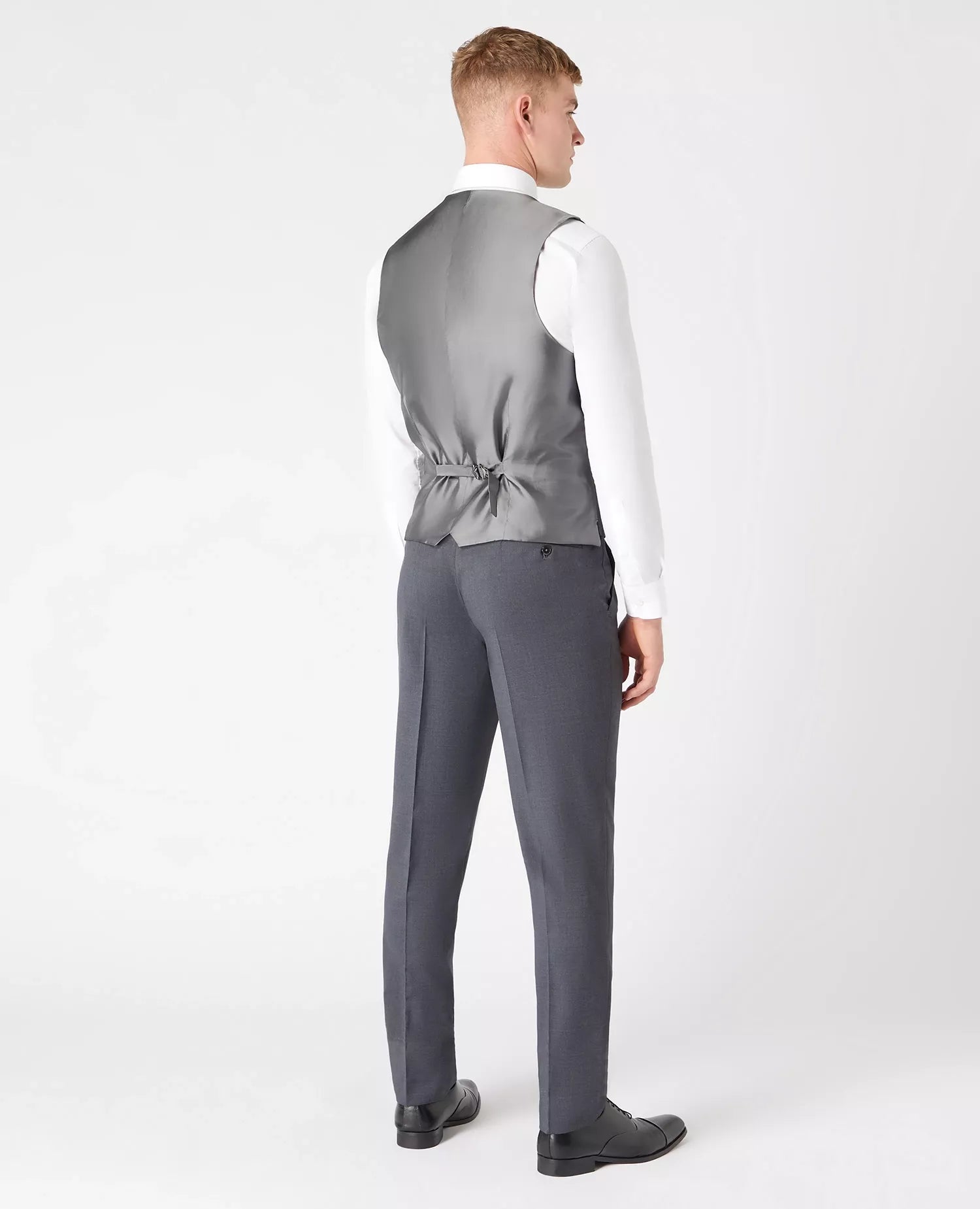Remus Uomo Slim Fit Dark Grey Lucian Mix + Match Suit Waistcoat 51184