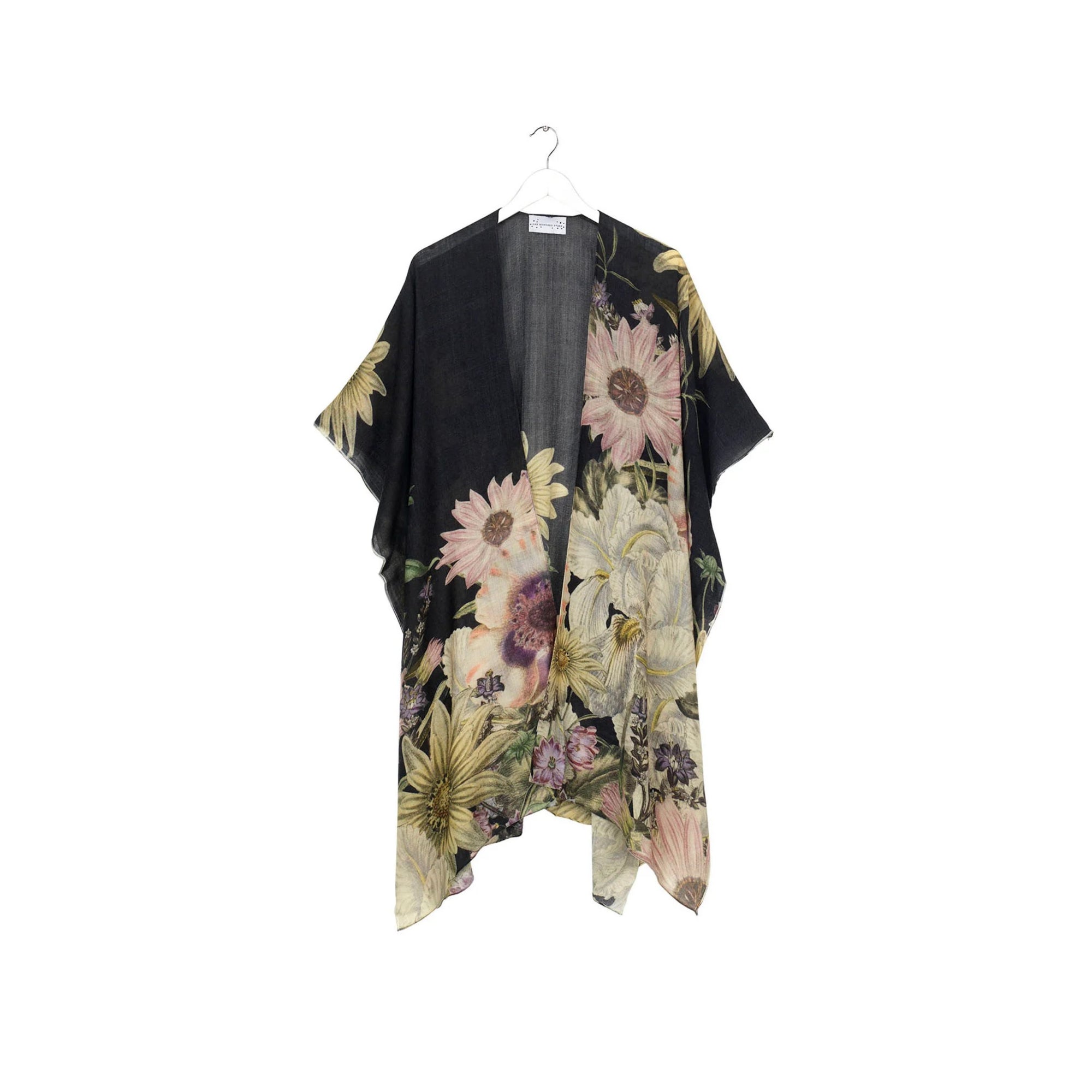 One Hundred Stars Daisy Black Wool Throwover