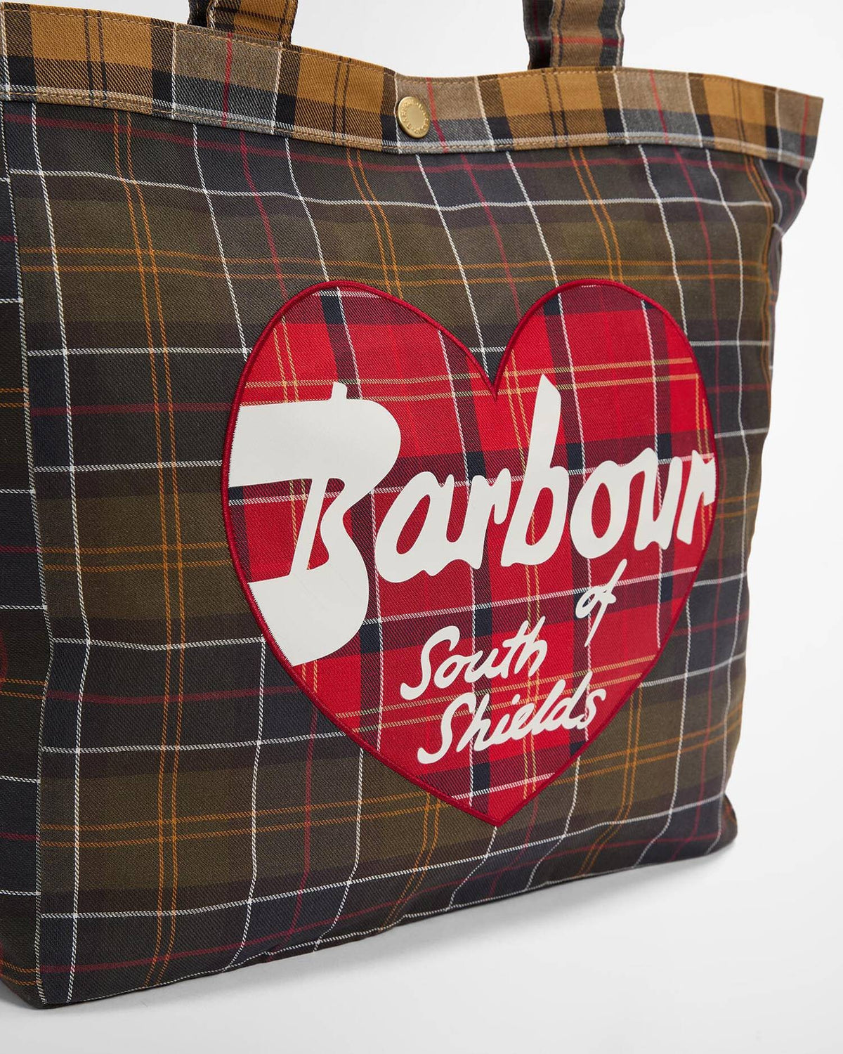 Barbour Heart Tote Bag In Classic/Cardinal LBA0559TN111