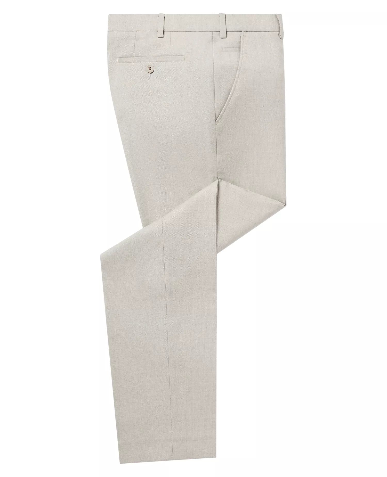 Light beige pants on a white background