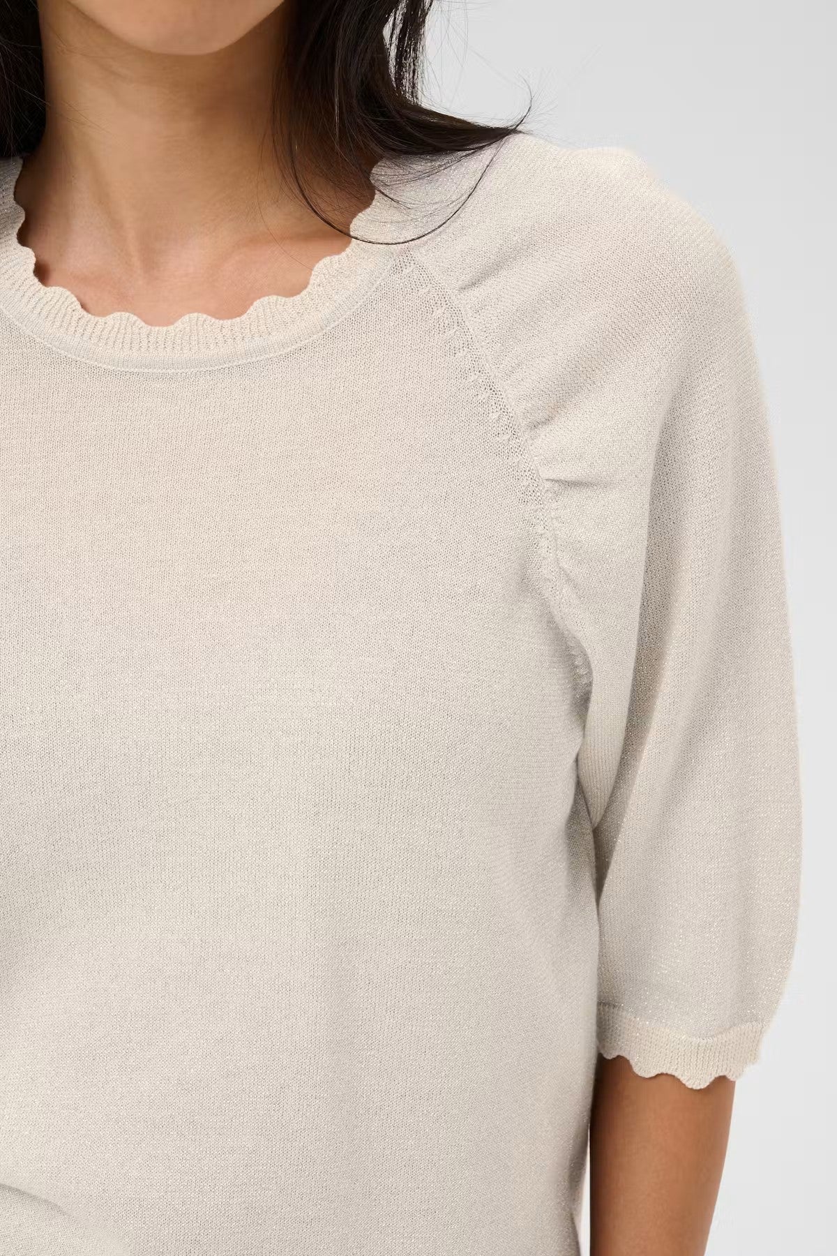 Part Two Dot Glitter Knit 0996