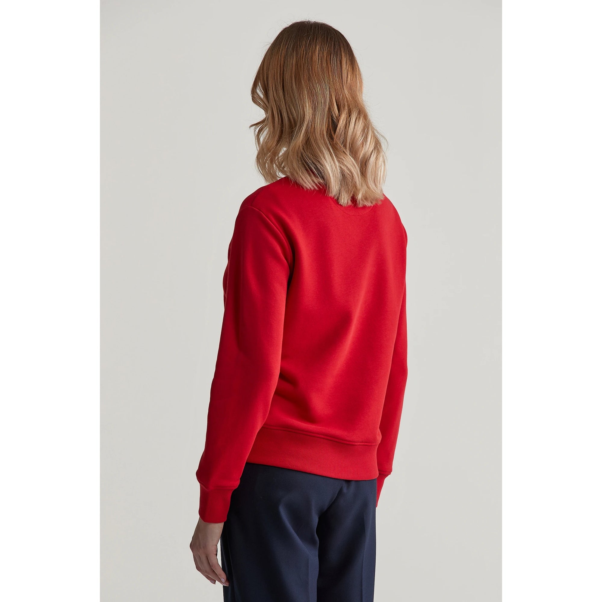 GANT Shield Crew Neck Sweatshirt Ruby Red 4201414