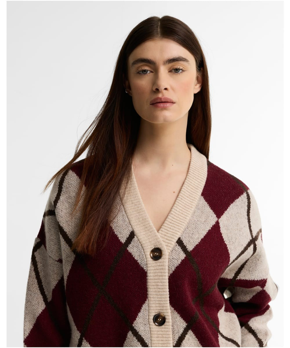 Barbour Harleigh Knitted Cardigan In Multi LKN1842MI11