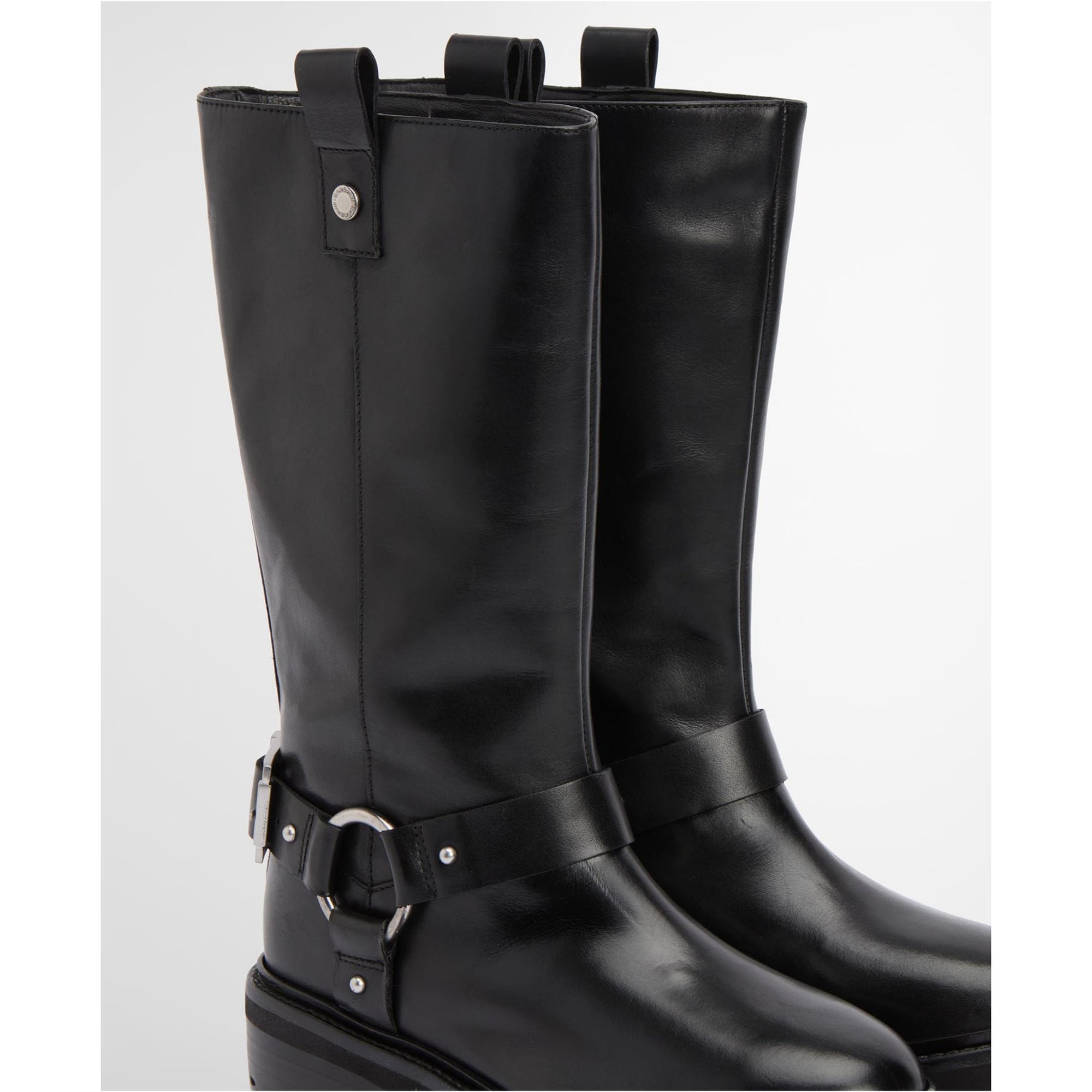 barbour-freya-harness-boots-black-harness-detail
