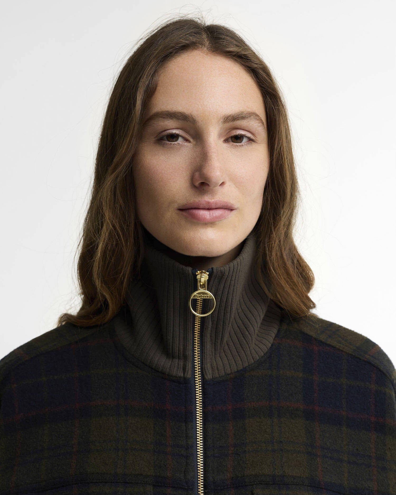 Barbour Ivybridge Overshirt In Shadow Classic Tartan LOS0090TN43