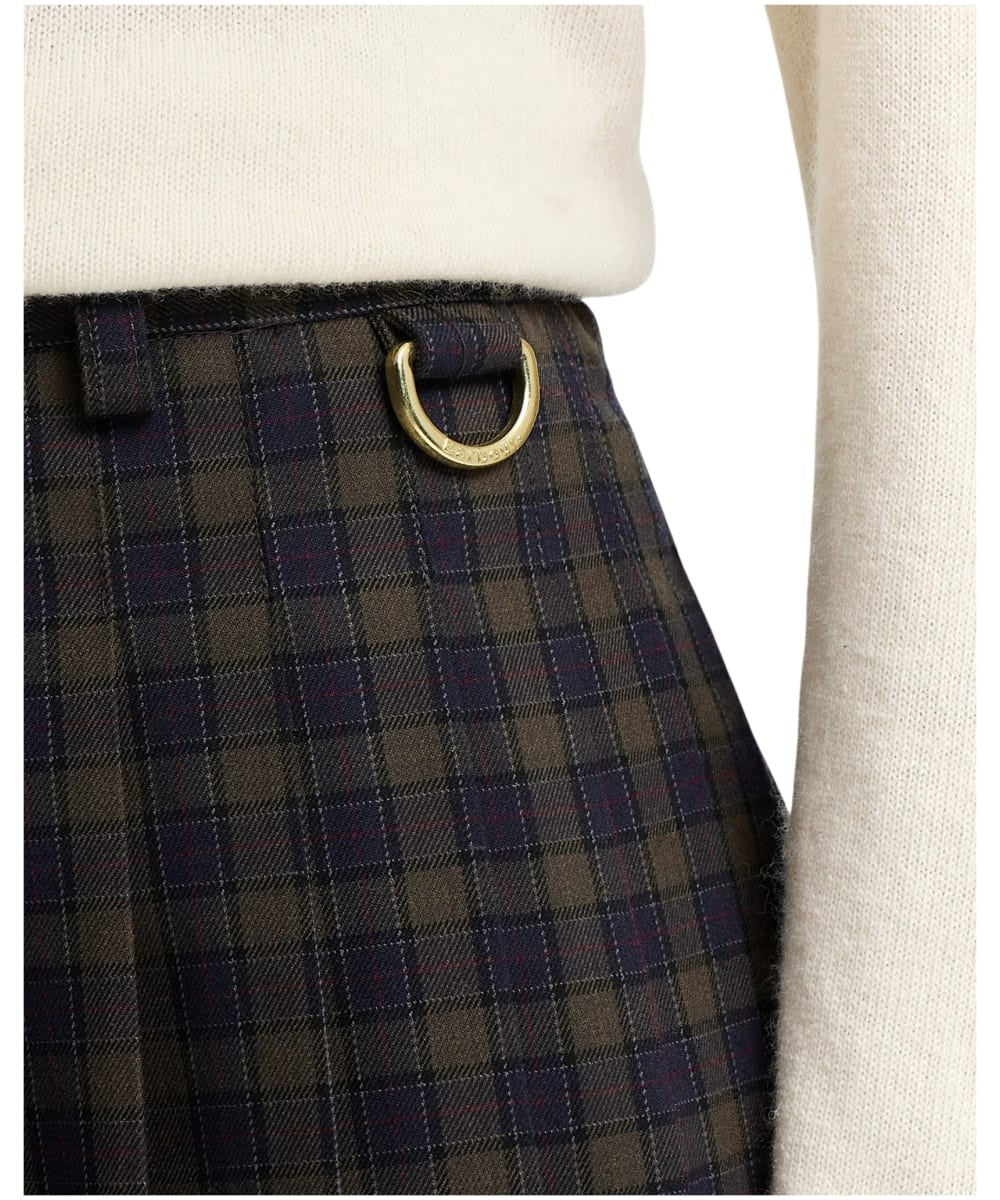 Barbour Carville Mini Skirt In Shadow Classic Tartan LSK0172