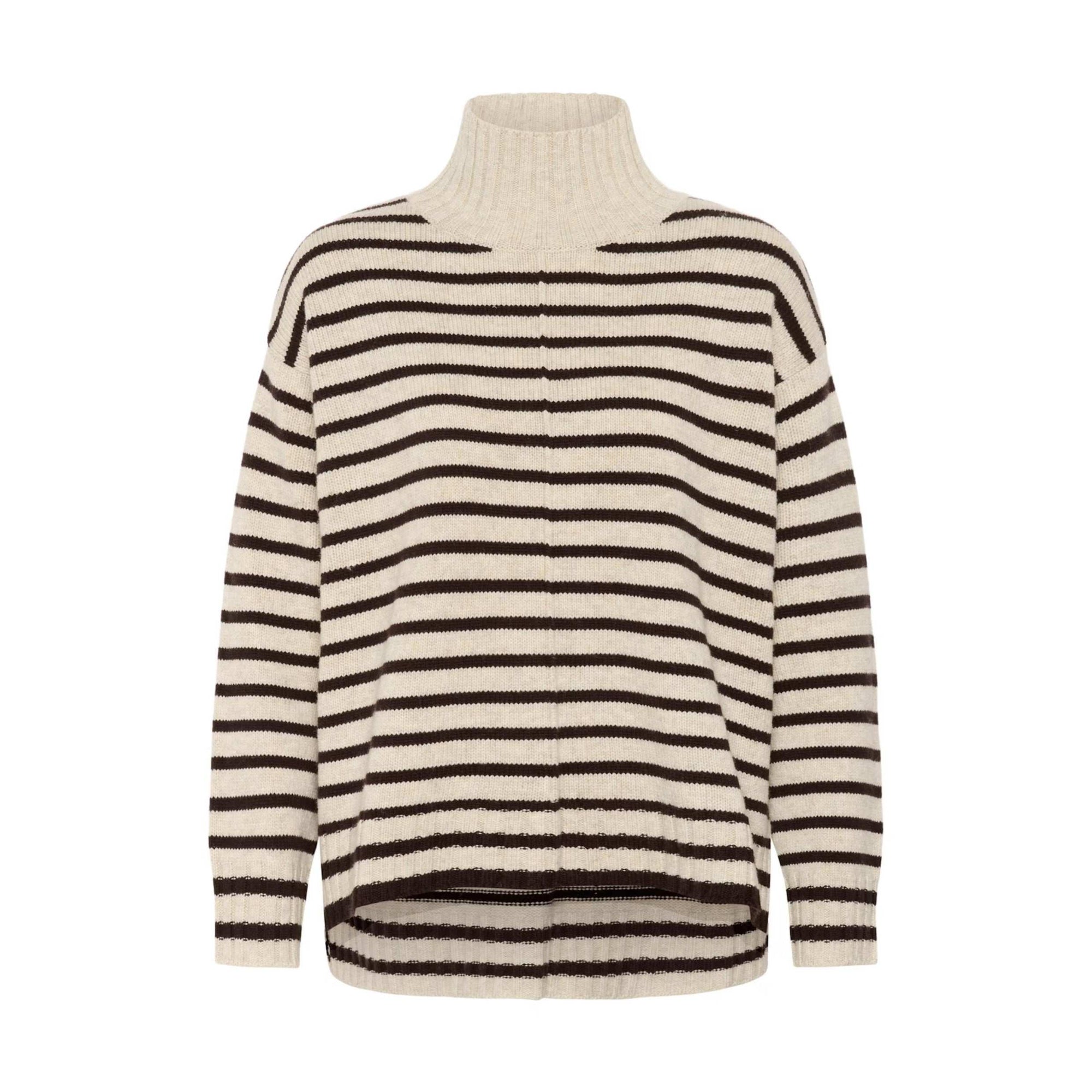 part-two-lilye-jumper-french-oak-melange-ganache-front