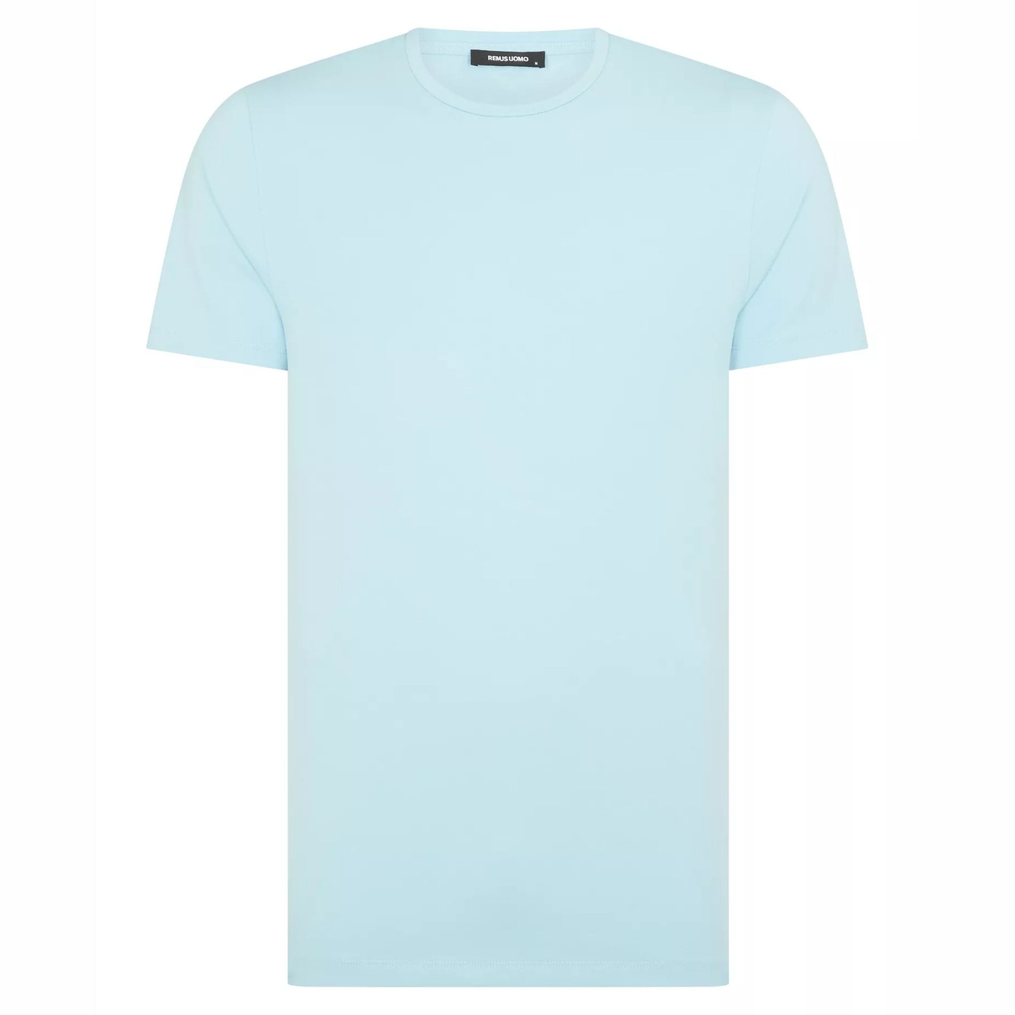 Light blue t-shirt on a white background