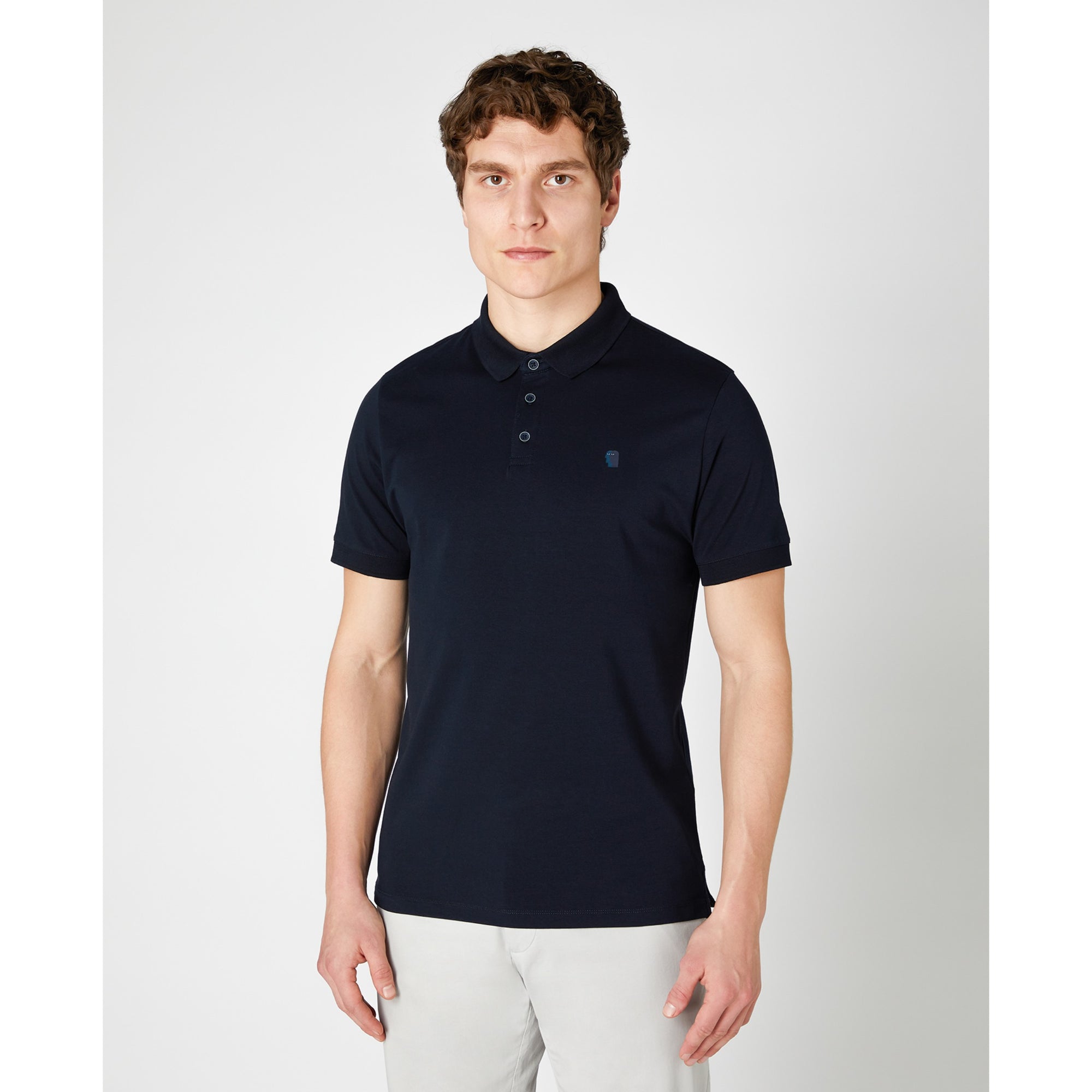 Remus Uomo Luxurious Polo Shirt Soft and Stretchy 53122A Navy
